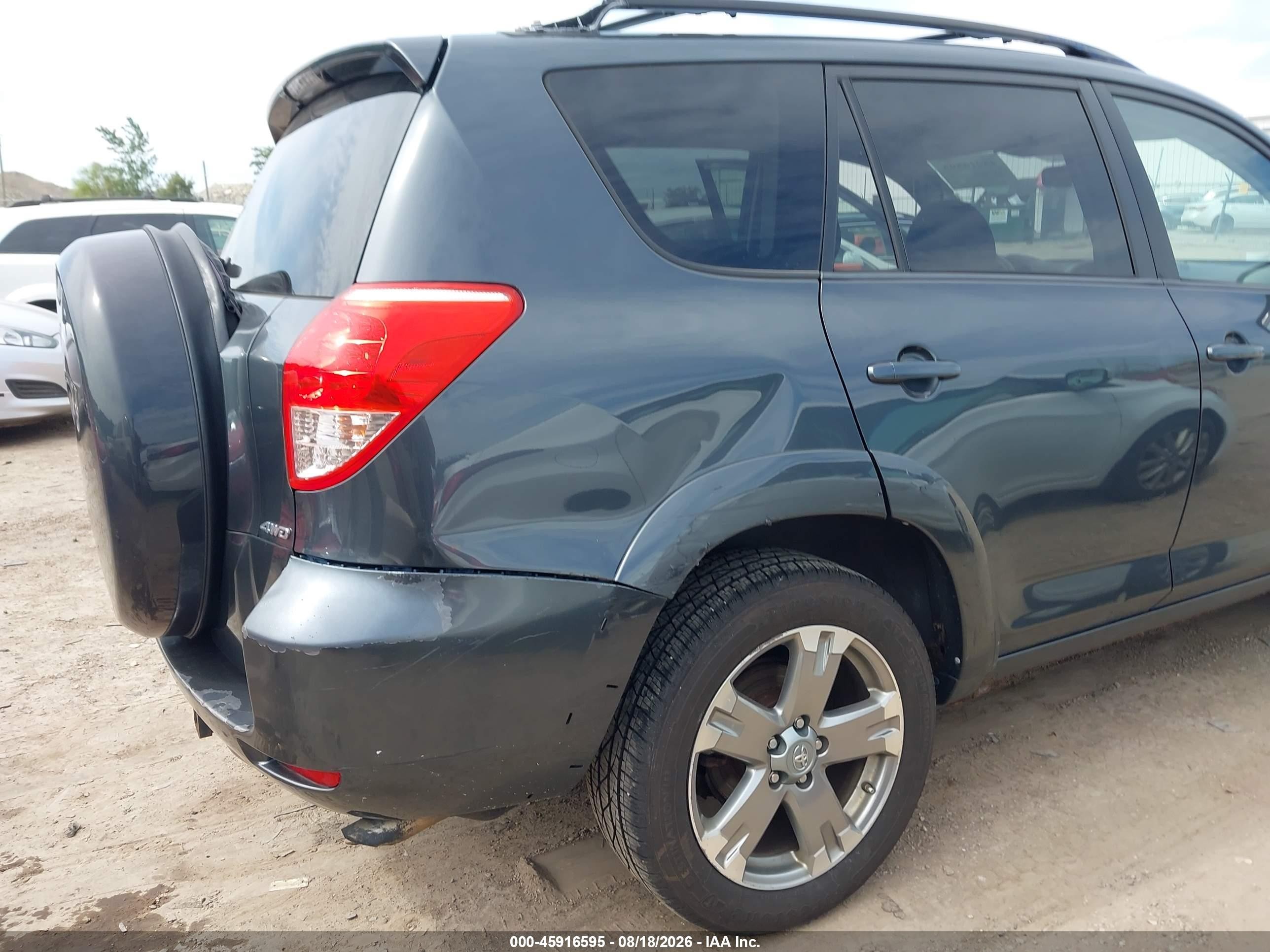 2008 Toyota Rav4 Sport V6 Gray vin: JTMBK32V586028656