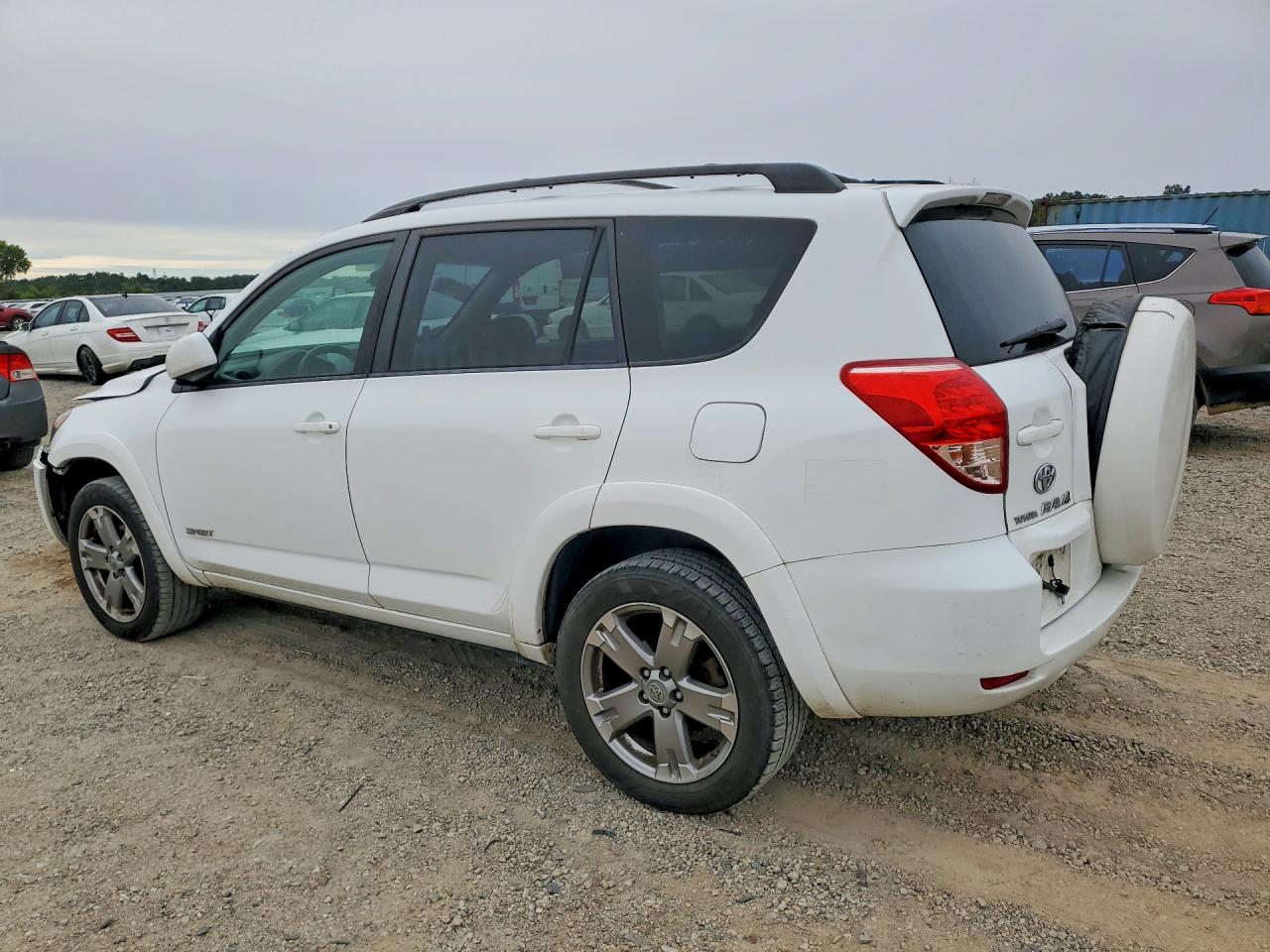 2008 Toyota Rav4 Sport White vin: JTMBK32V586043738