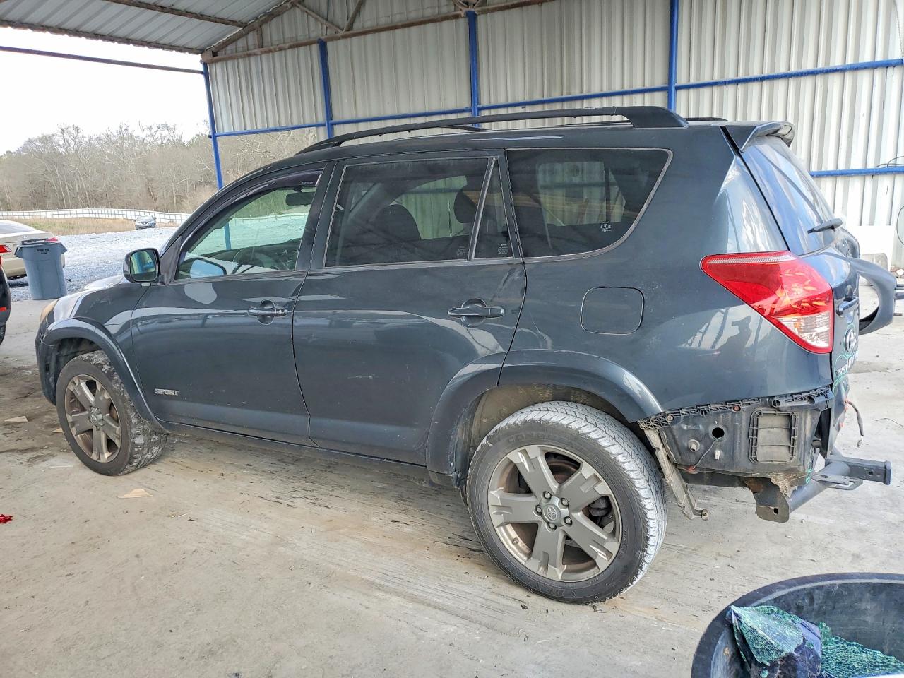 2008 Toyota Rav4 Sport Gray vin: JTMBK32V586049183
