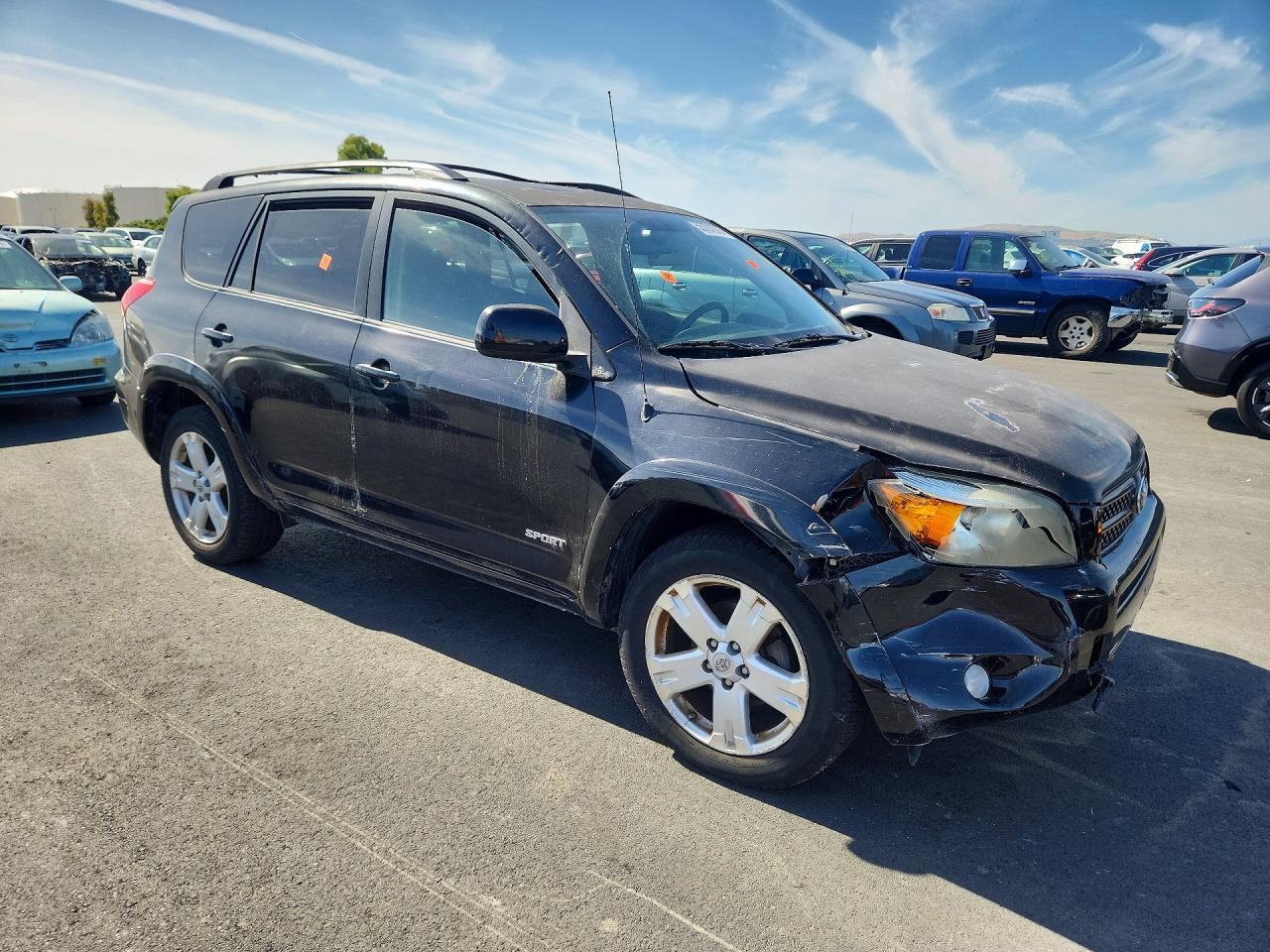 2006 Toyota Rav4 Sport Black vin: JTMBK32V665012498