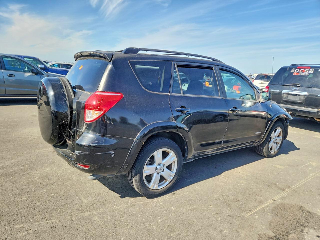2006 Toyota Rav4 Sport Black vin: JTMBK32V665012498