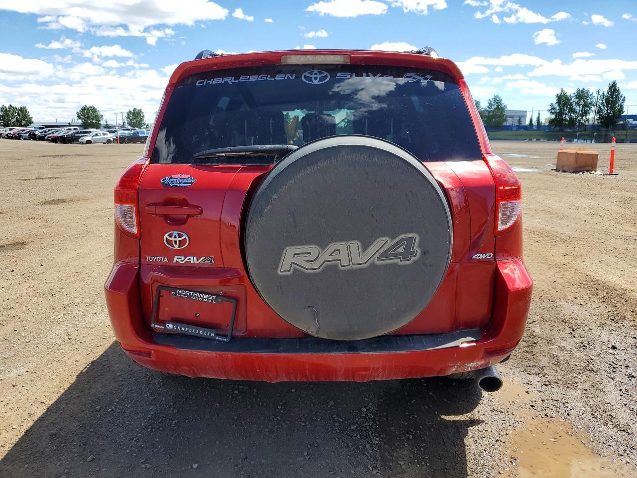 2006 Toyota Rav4 Sport Red vin: JTMBK32V666002225