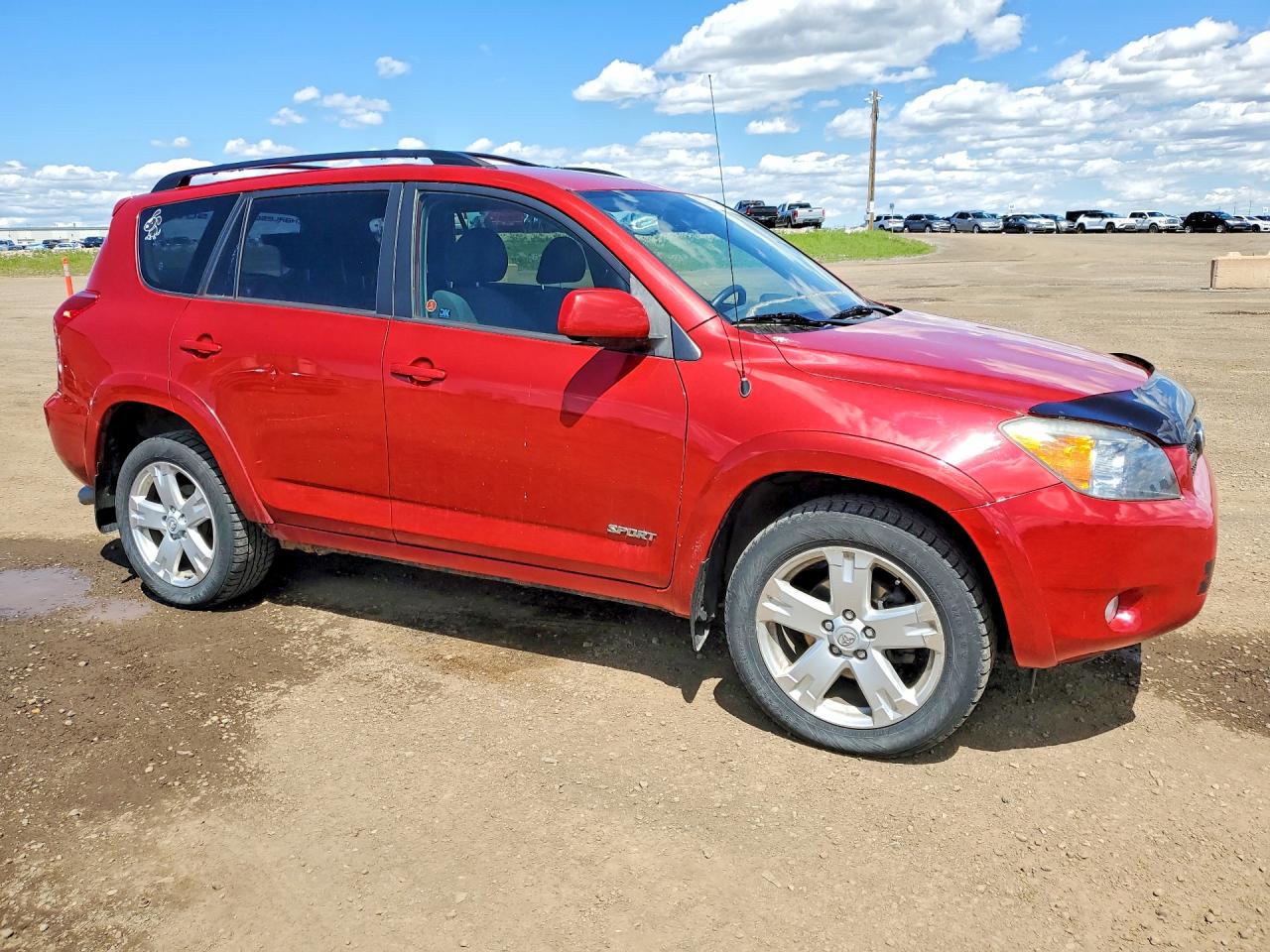2006 Toyota Rav4 Sport Red vin: JTMBK32V666002225
