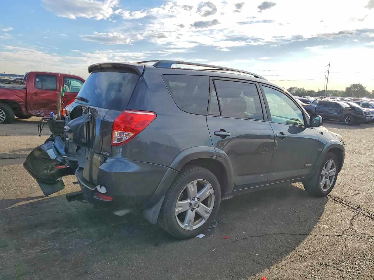 2007 Toyota Rav4 Sport Gray vin: JTMBK32V675017606