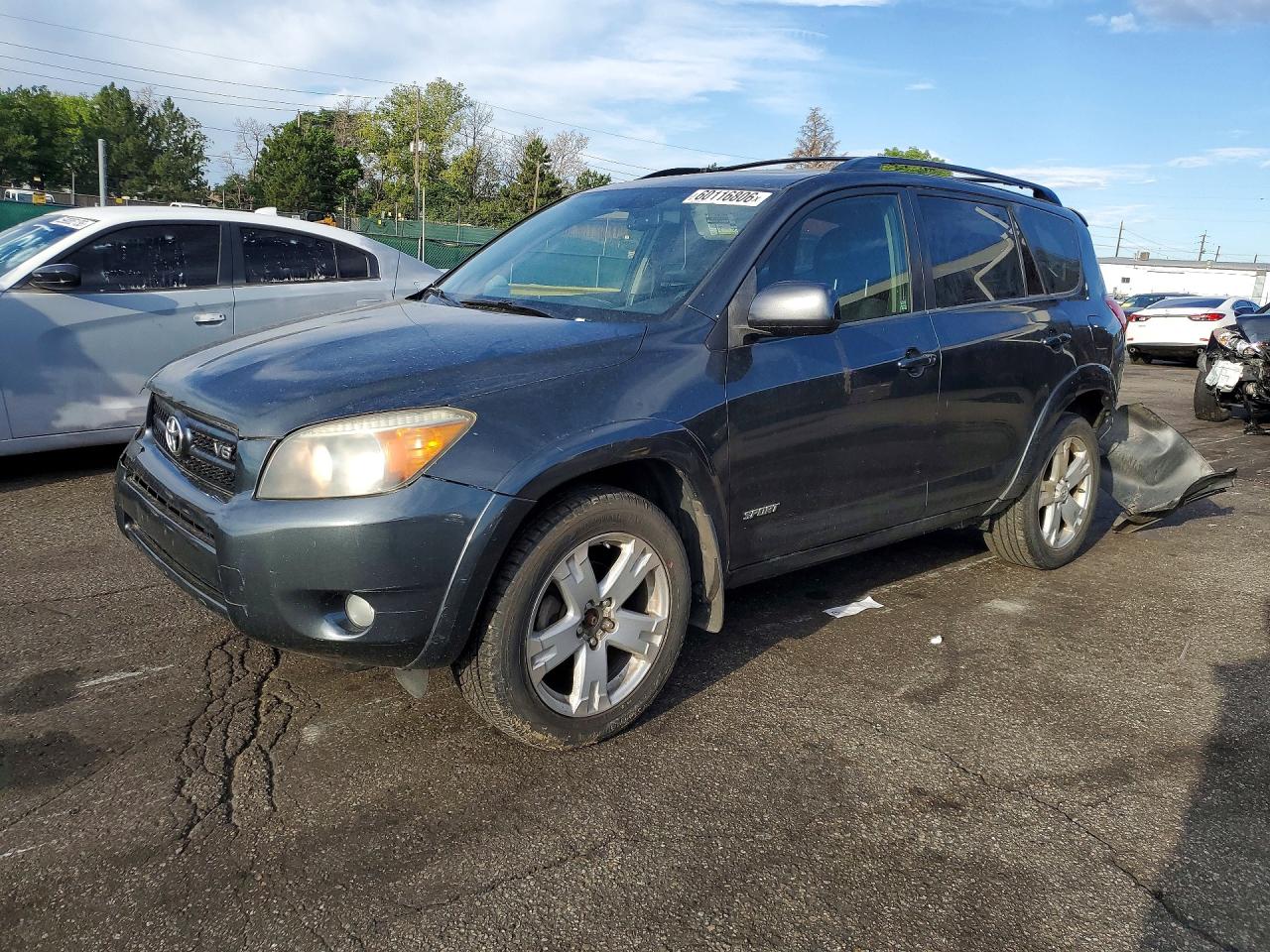 2007 Toyota Rav4 Sport Gray vin: JTMBK32V675017606