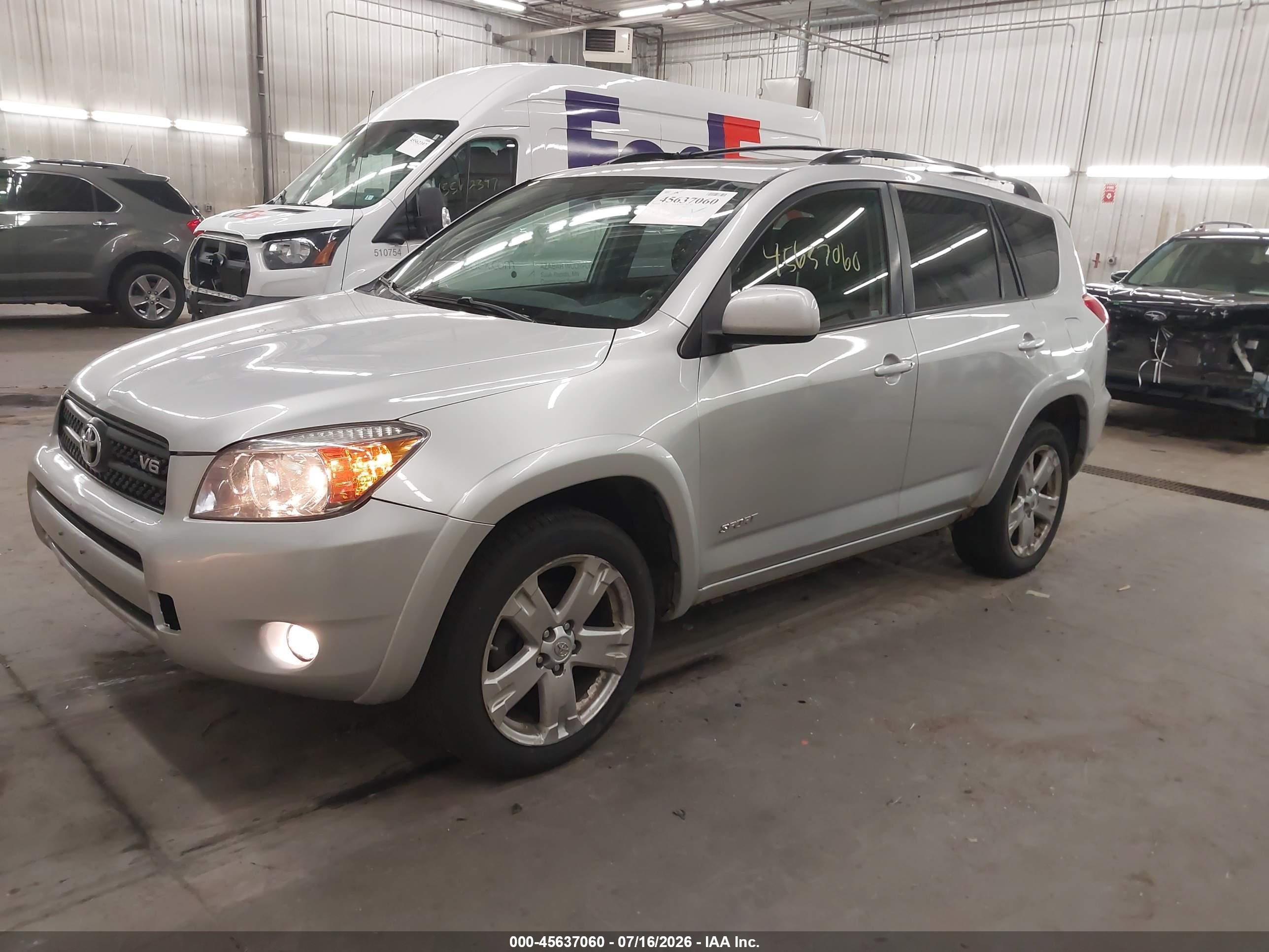 2007 Toyota Rav4 Sport Gray vin: JTMBK32V675020621