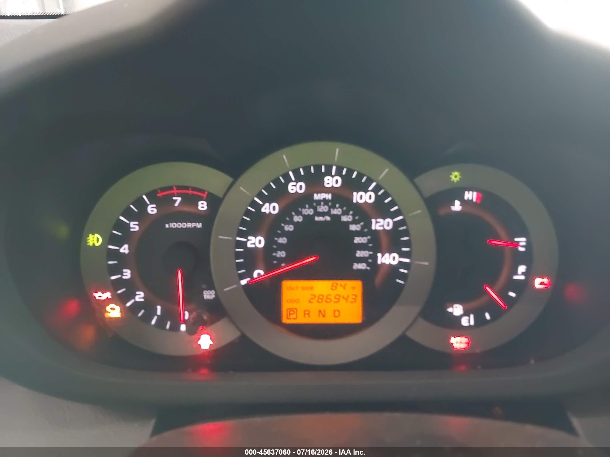 2007 Toyota Rav4 Sport Gray vin: JTMBK32V675020621