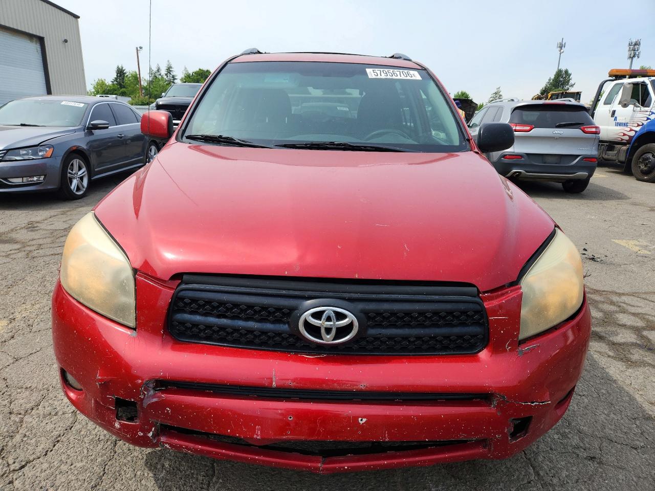 2007 Toyota Rav4 Sport Red vin: JTMBK32V675022224