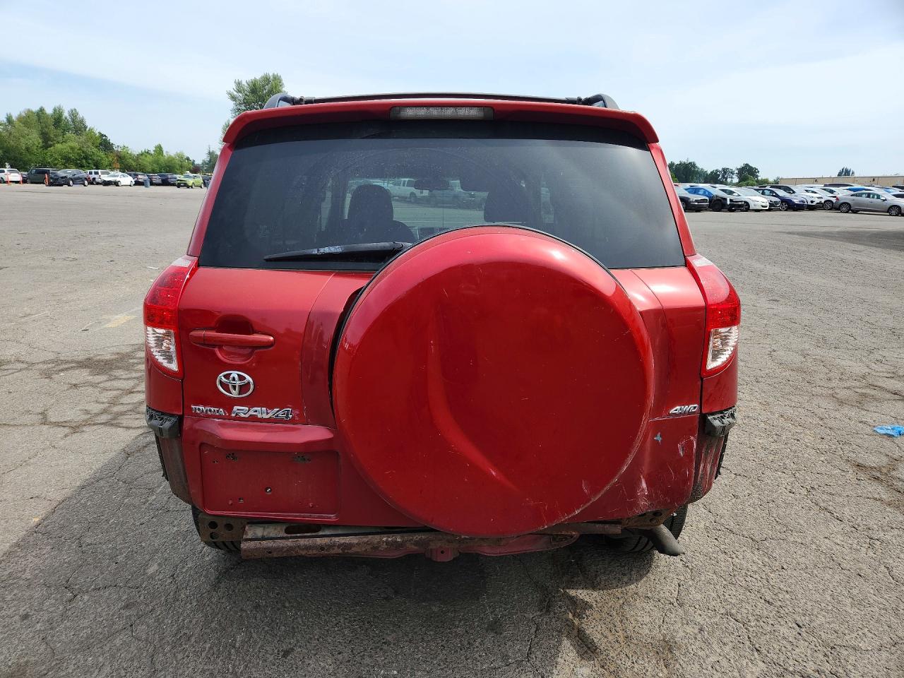 2007 Toyota Rav4 Sport Red vin: JTMBK32V675022224