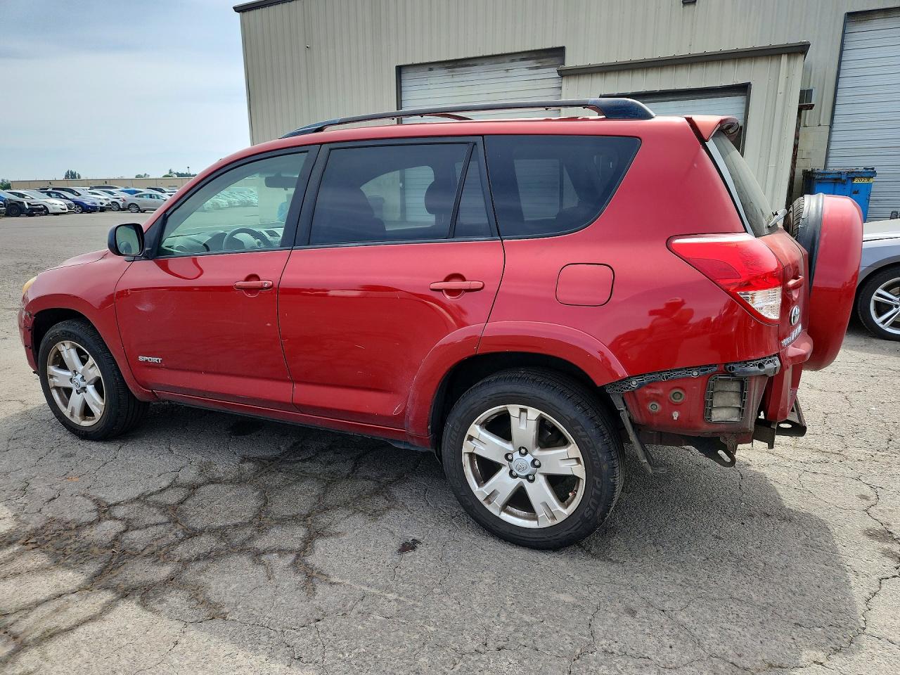 2007 Toyota Rav4 Sport Red vin: JTMBK32V675022224