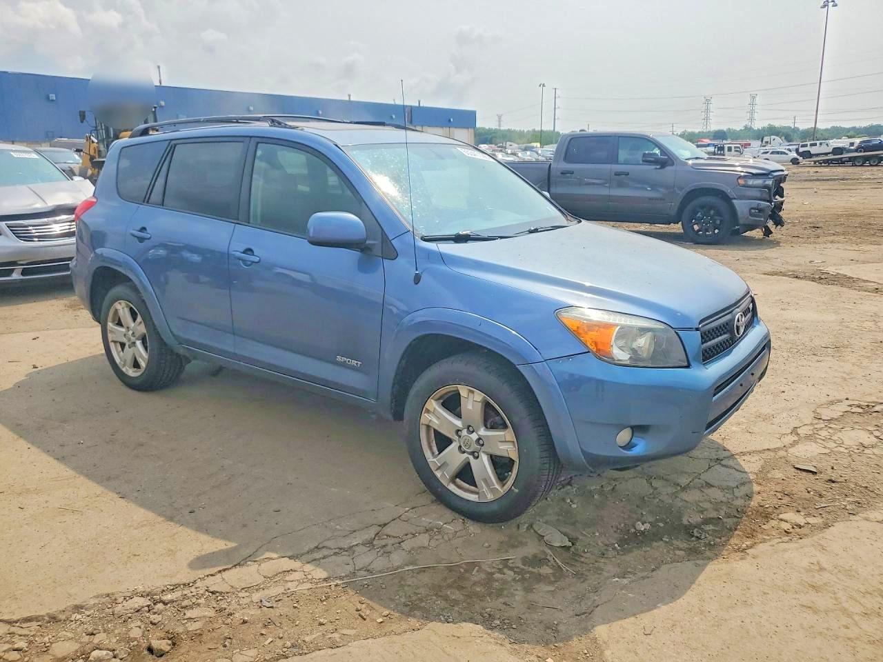 2007 Toyota Rav4 Sport Blue vin: JTMBK32V675027939