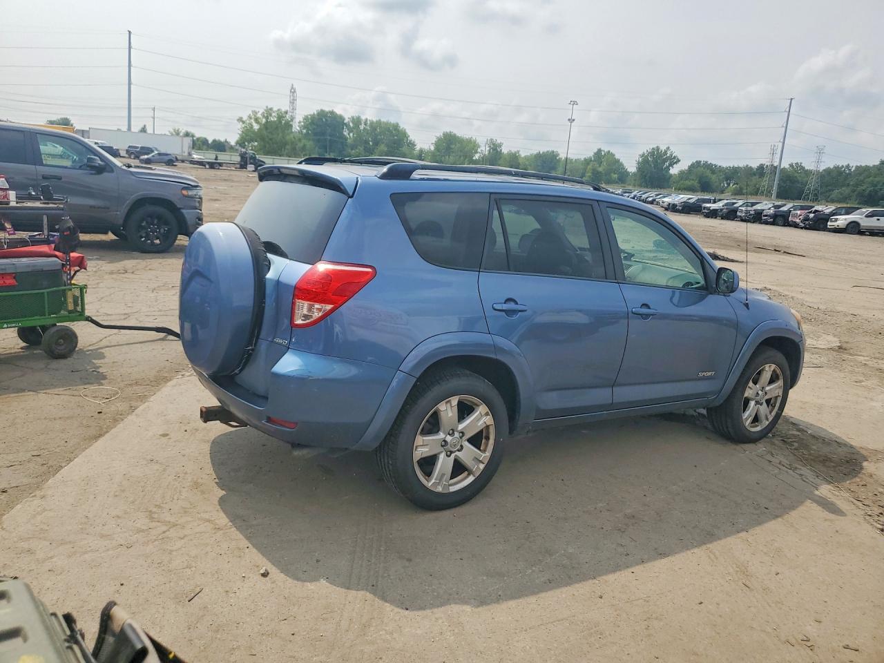 2007 Toyota Rav4 Sport Blue vin: JTMBK32V675027939