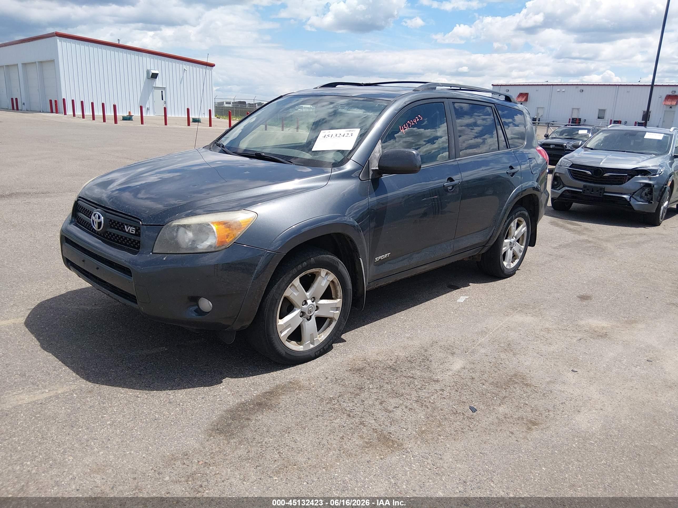 2007 Toyota Rav4 Sport V6 Gray vin: JTMBK32V676023190