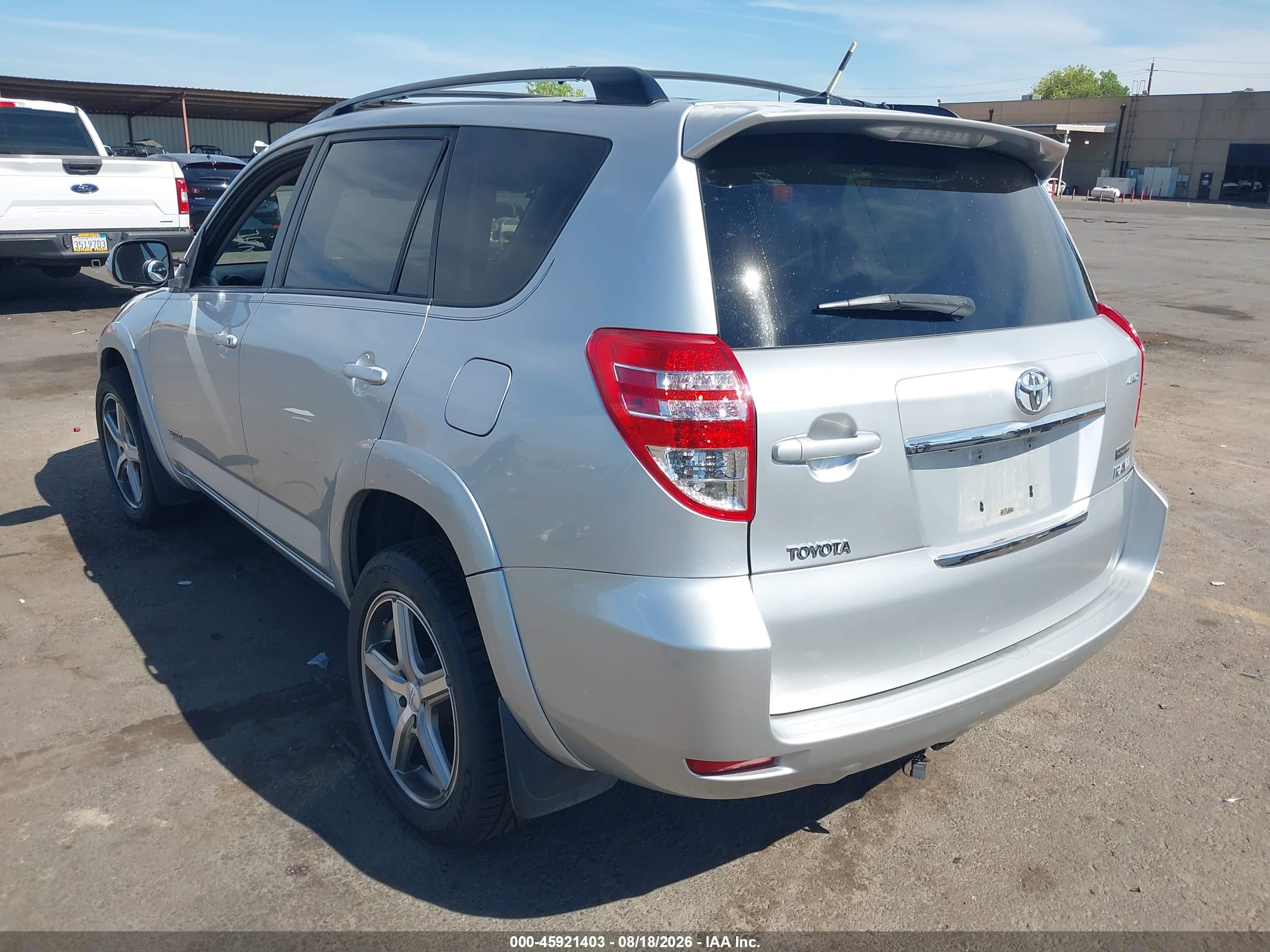 2009 Toyota Rav4 Sport V6 Silver vin: JTMBK32V695081535