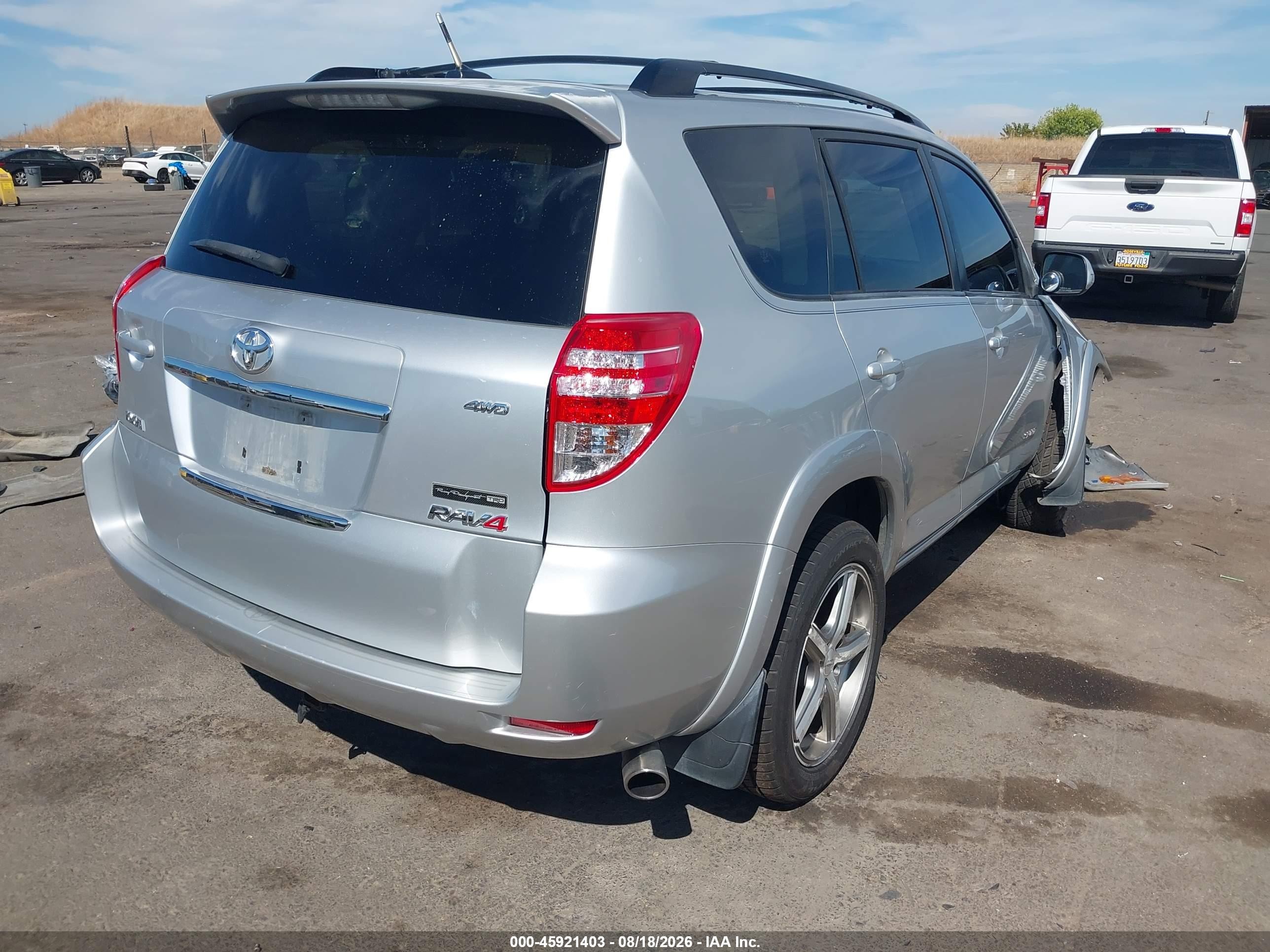 2009 Toyota Rav4 Sport V6 Silver vin: JTMBK32V695081535