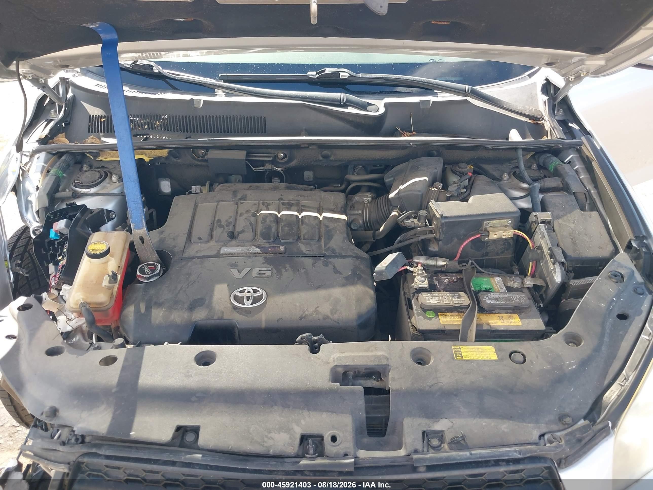 2009 Toyota Rav4 Sport V6 Silver vin: JTMBK32V695081535
