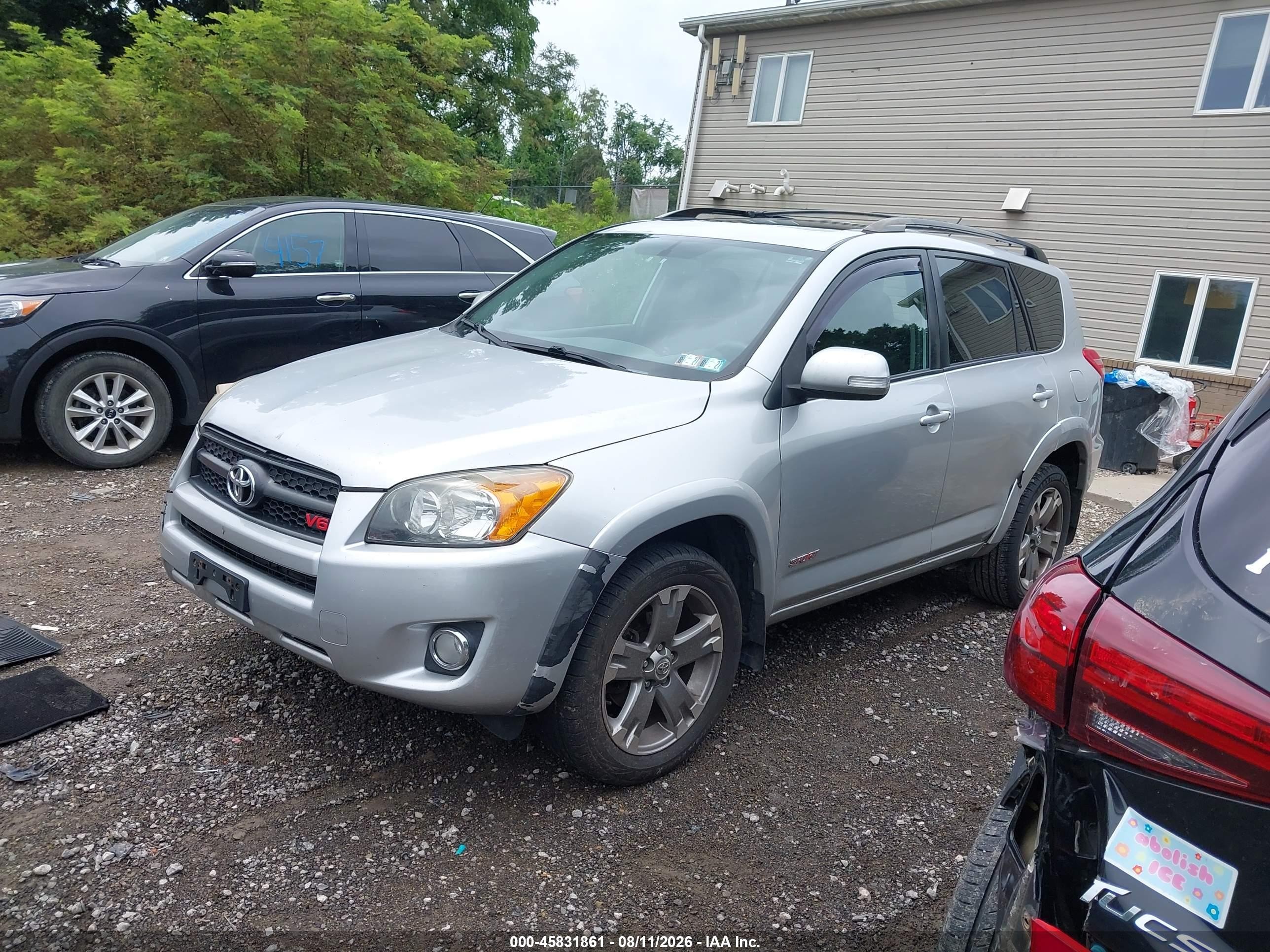 2009 Toyota Rav4 Sport V6 Серебряный vin: JTMBK32V695081857