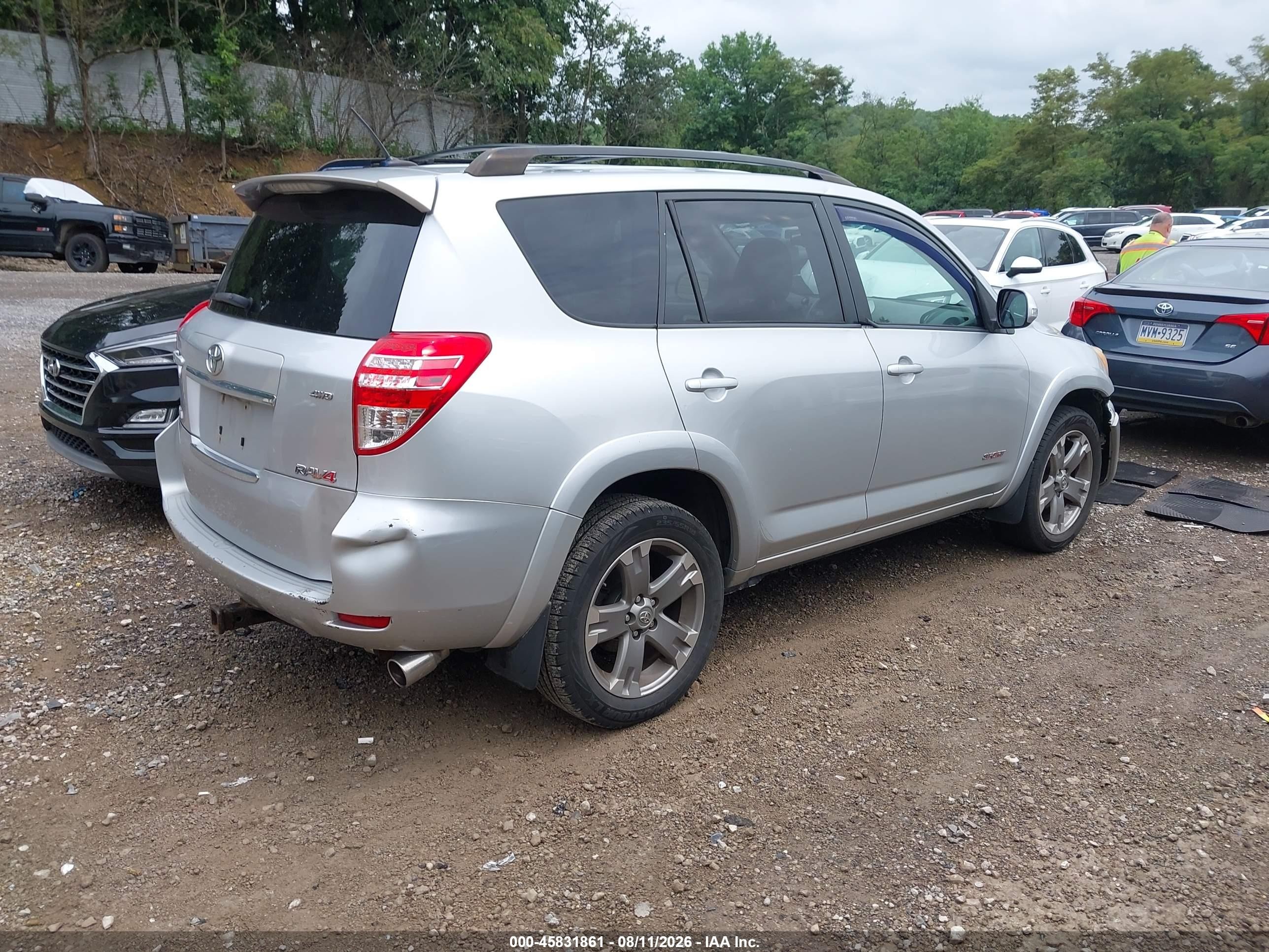 2009 Toyota Rav4 Sport V6 Серебряный vin: JTMBK32V695081857