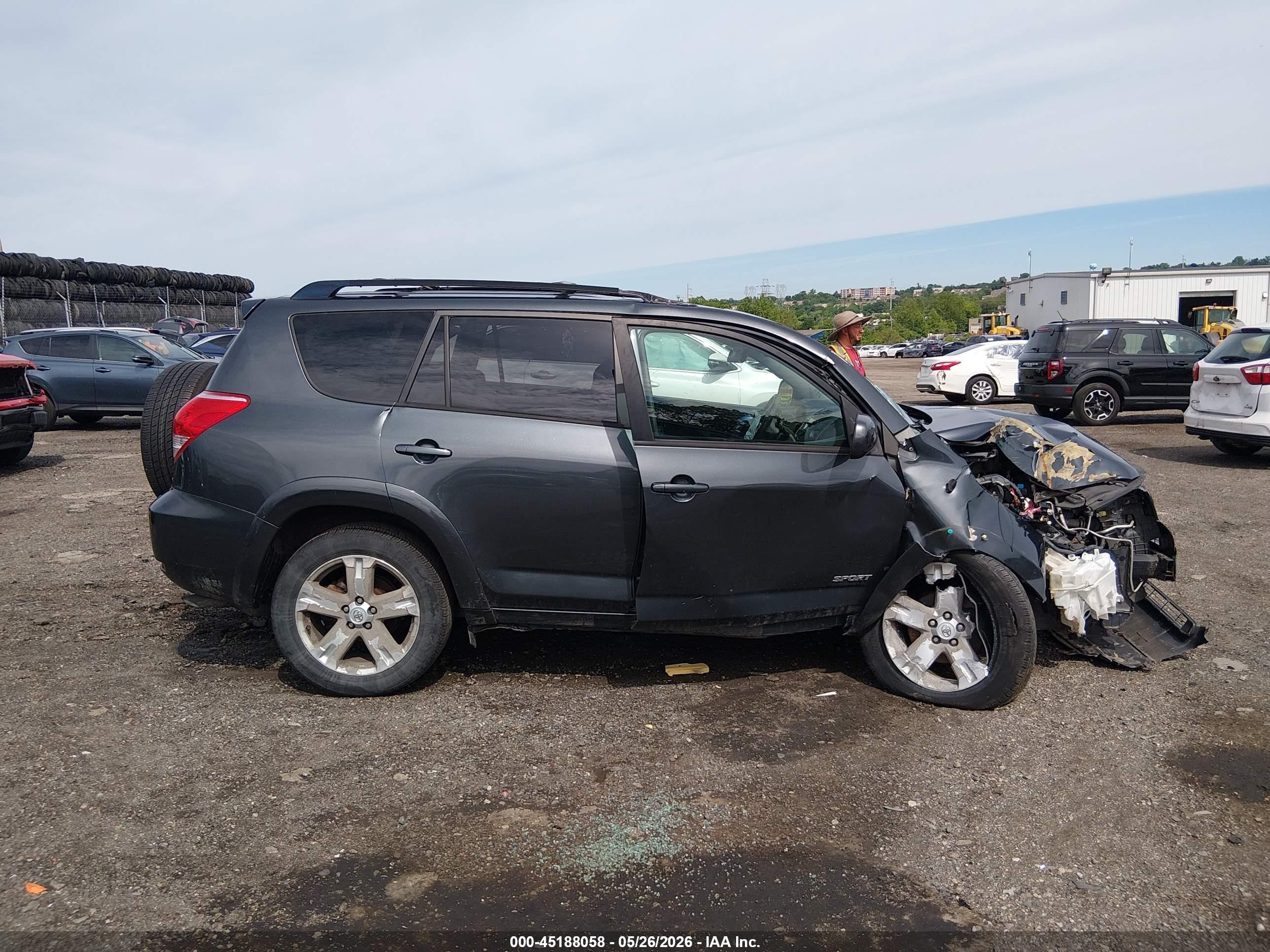 2006 Toyota Rav4 Sport V6 Dark Blue vin: JTMBK32V765005155