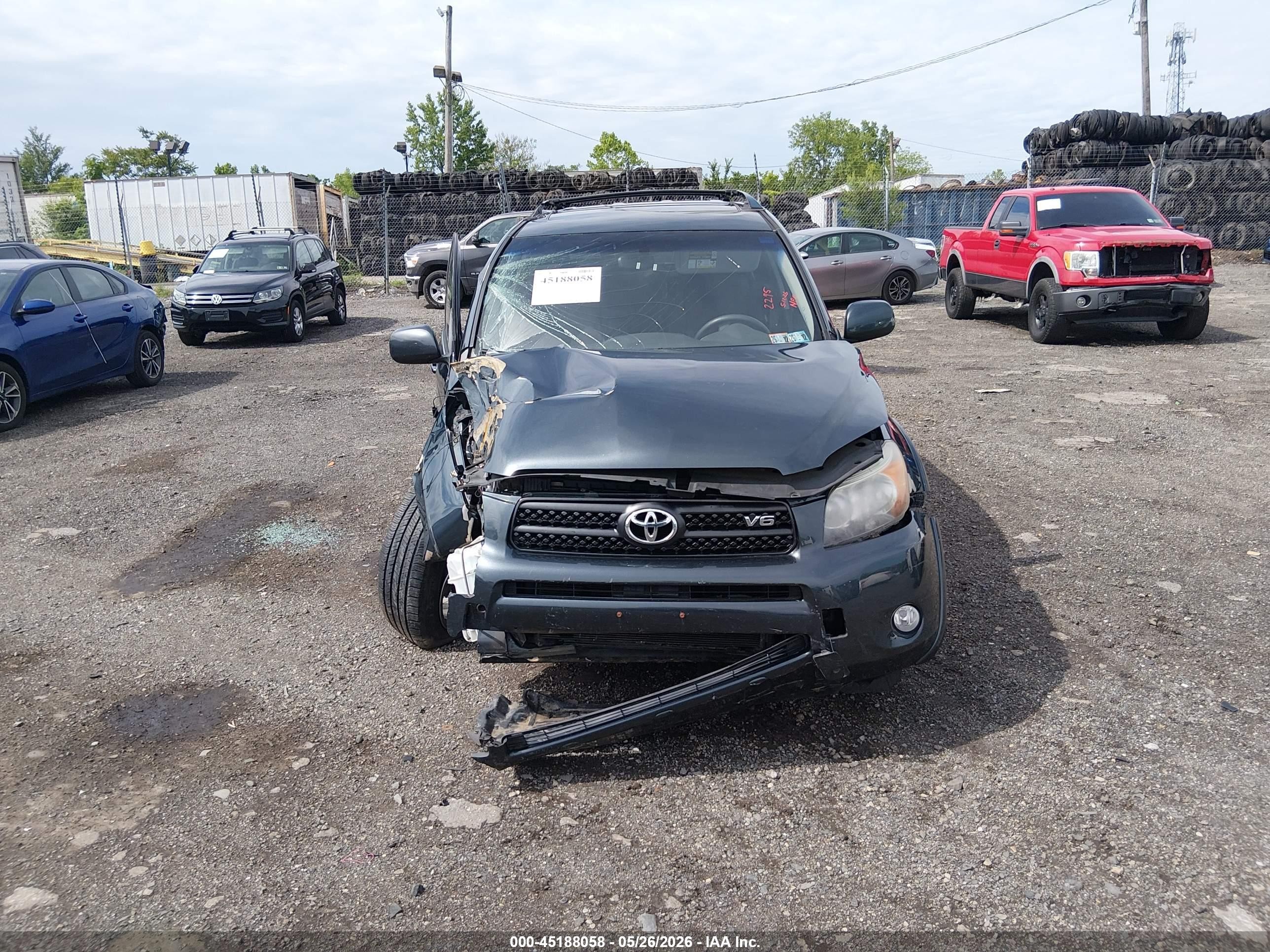 2006 Toyota Rav4 Sport V6 Dark Blue vin: JTMBK32V765005155