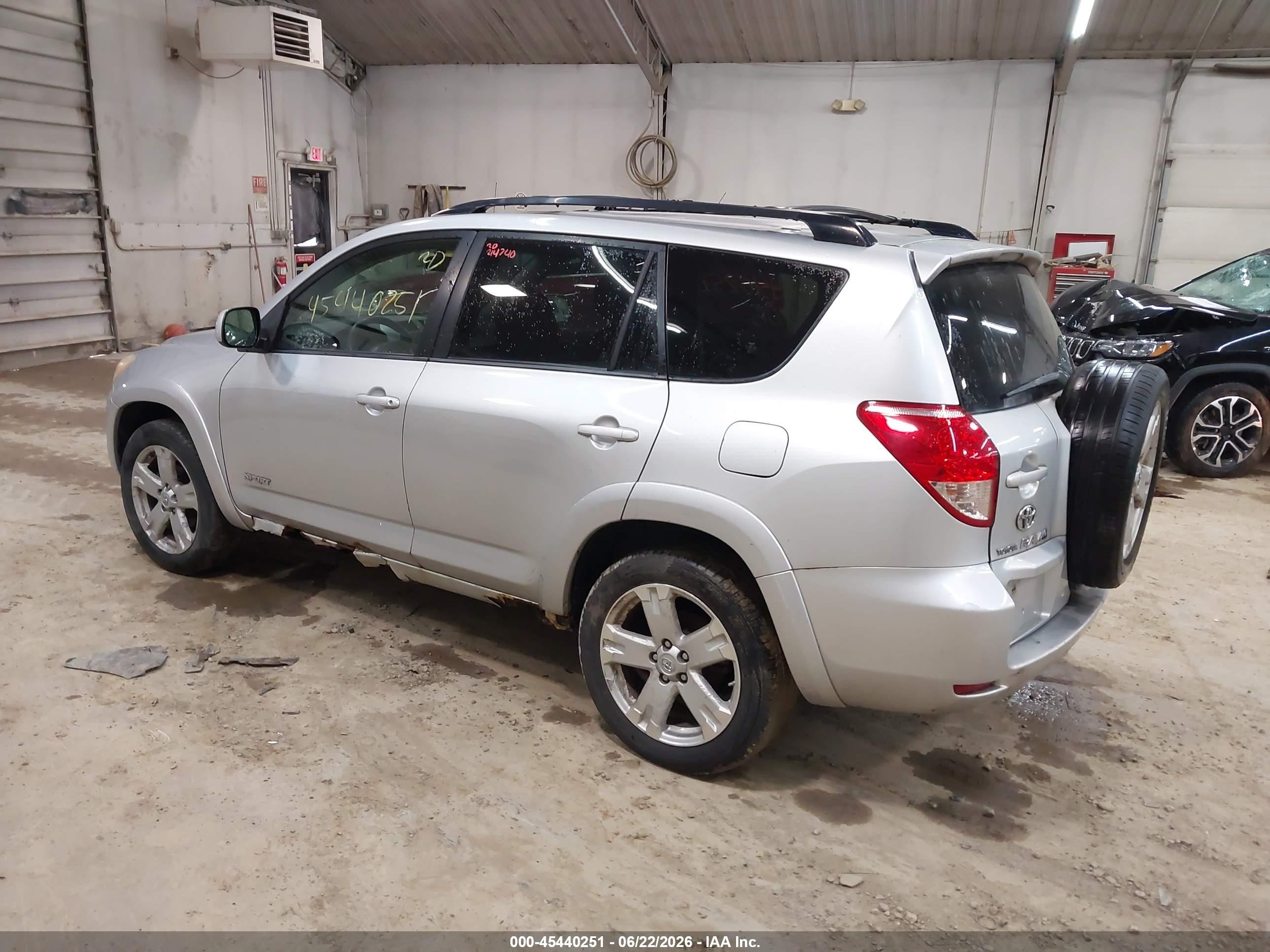 2006 Toyota Rav4 Sport V6 Silver vin: JTMBK32V765007097