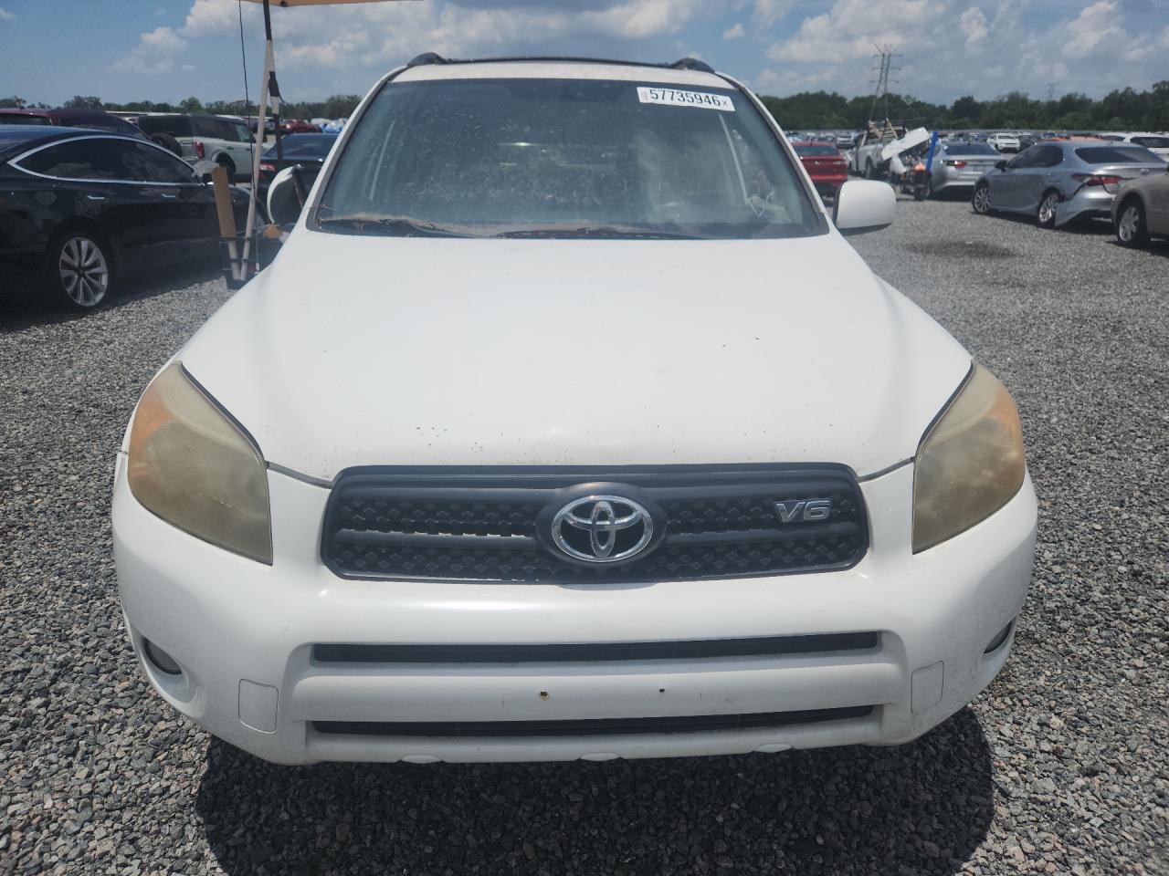 2008 Toyota Rav4 Sport White vin: JTMBK32V785043830