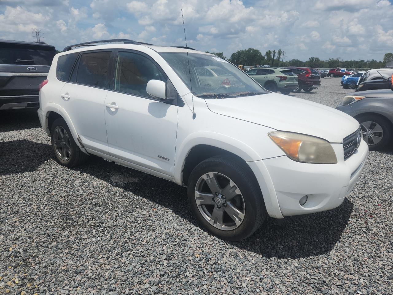 2008 Toyota Rav4 Sport White vin: JTMBK32V785043830