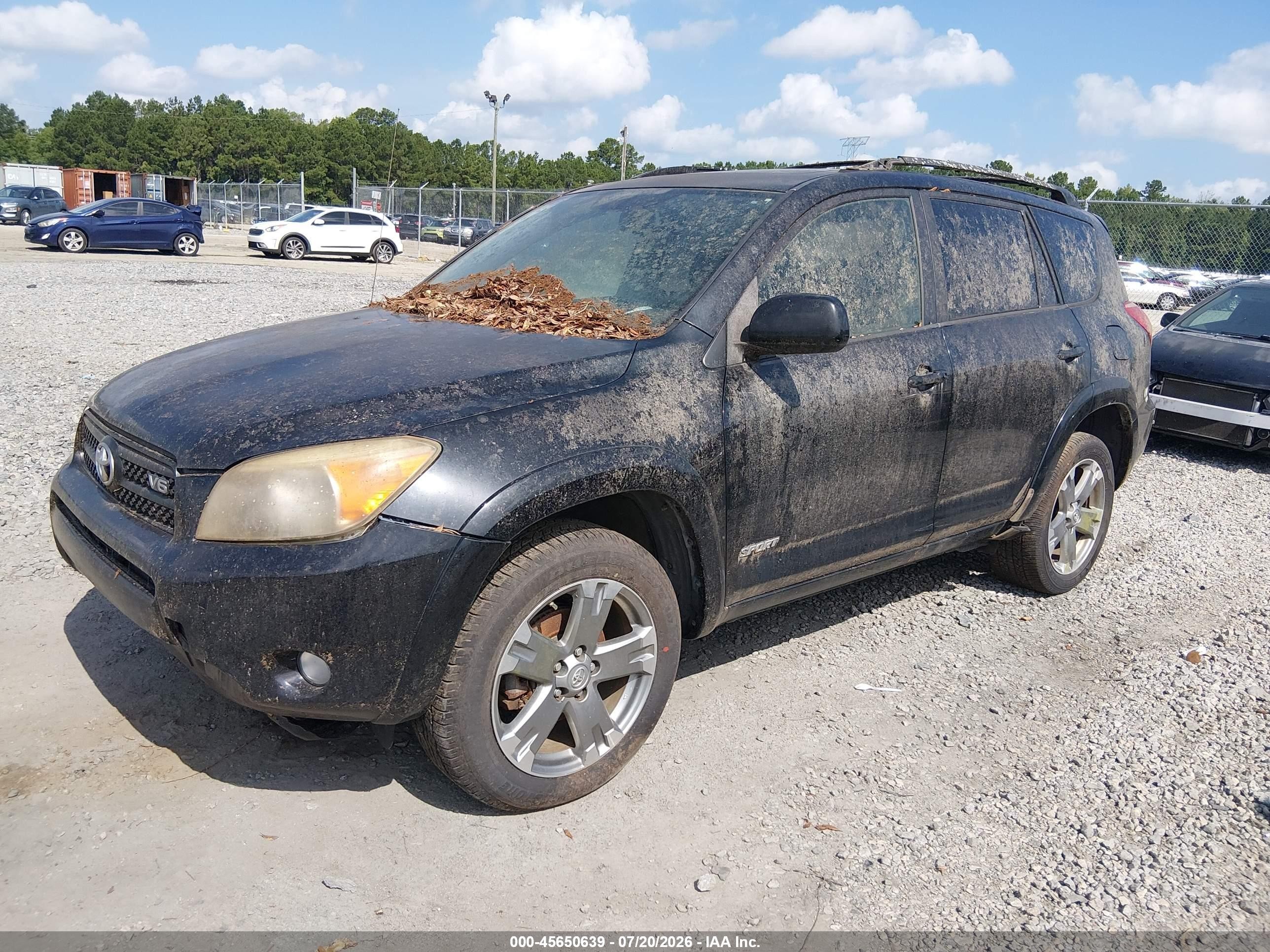 2008 Toyota Rav4 Sport V6 Black vin: JTMBK32V786030120