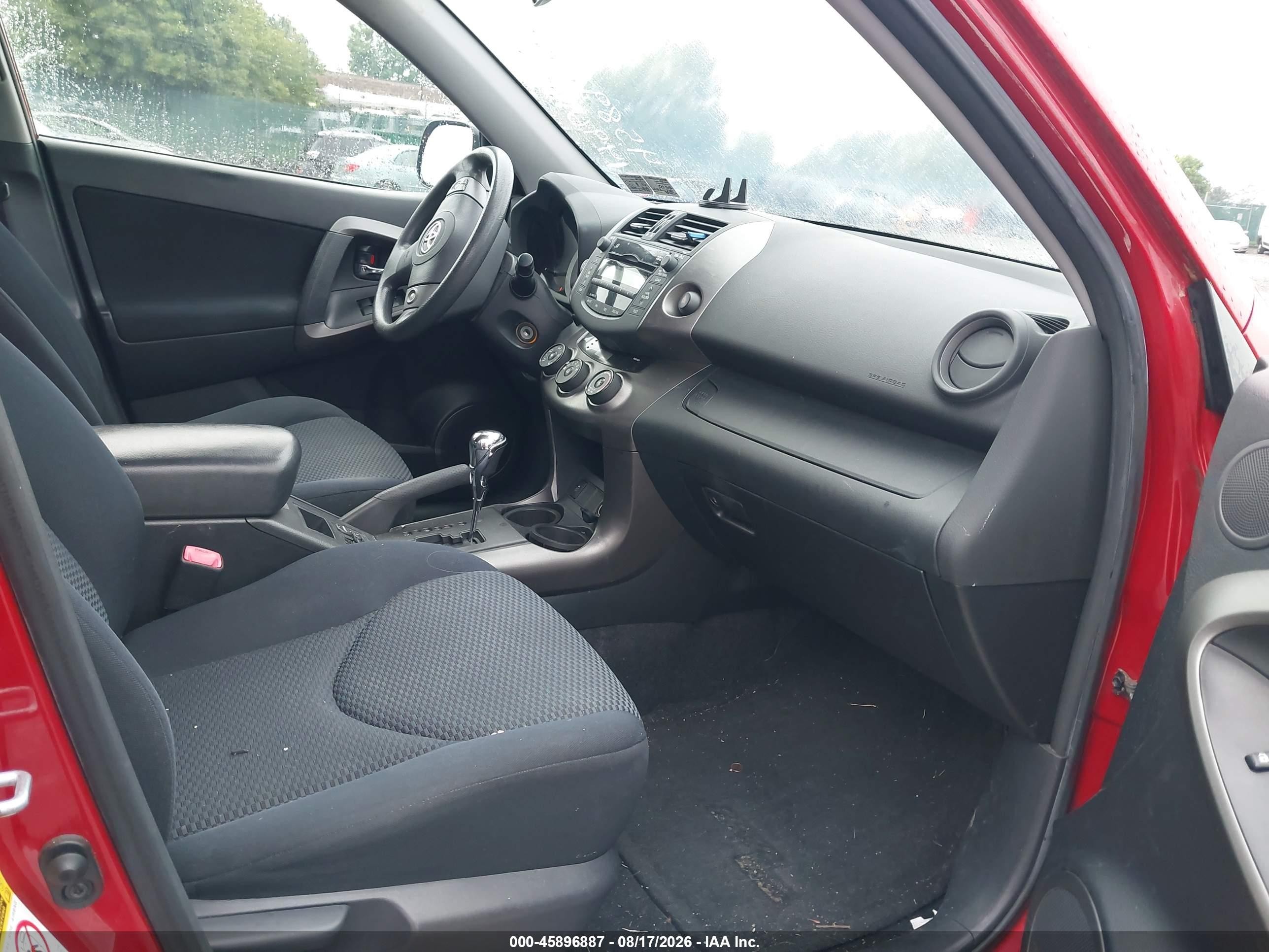 2009 Toyota Rav4 Sport V6 Red vin: JTMBK32V795082368