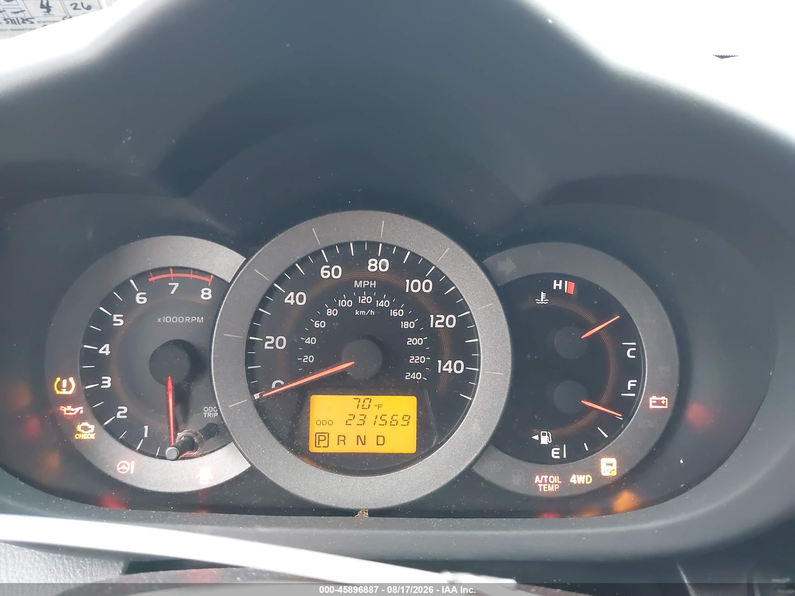 2009 Toyota Rav4 Sport V6 Red vin: JTMBK32V795082368