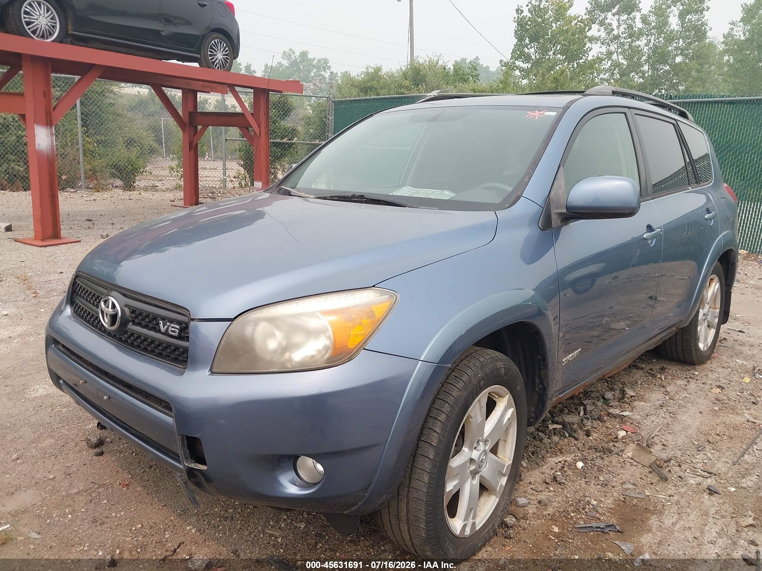 2006 Toyota Rav4 Sport V6 Blue vin: JTMBK32V866003487