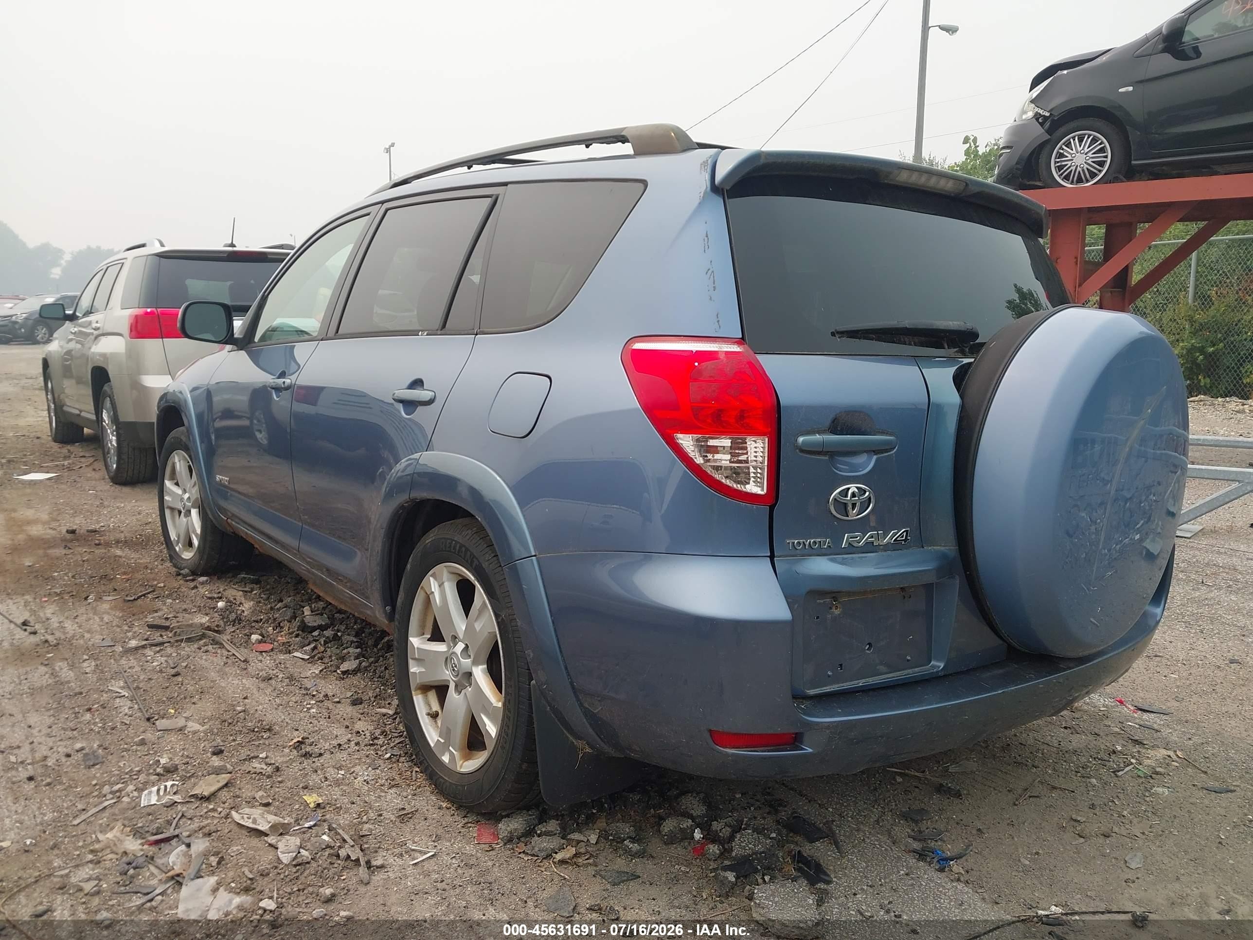 2006 Toyota Rav4 Sport V6 Blue vin: JTMBK32V866003487
