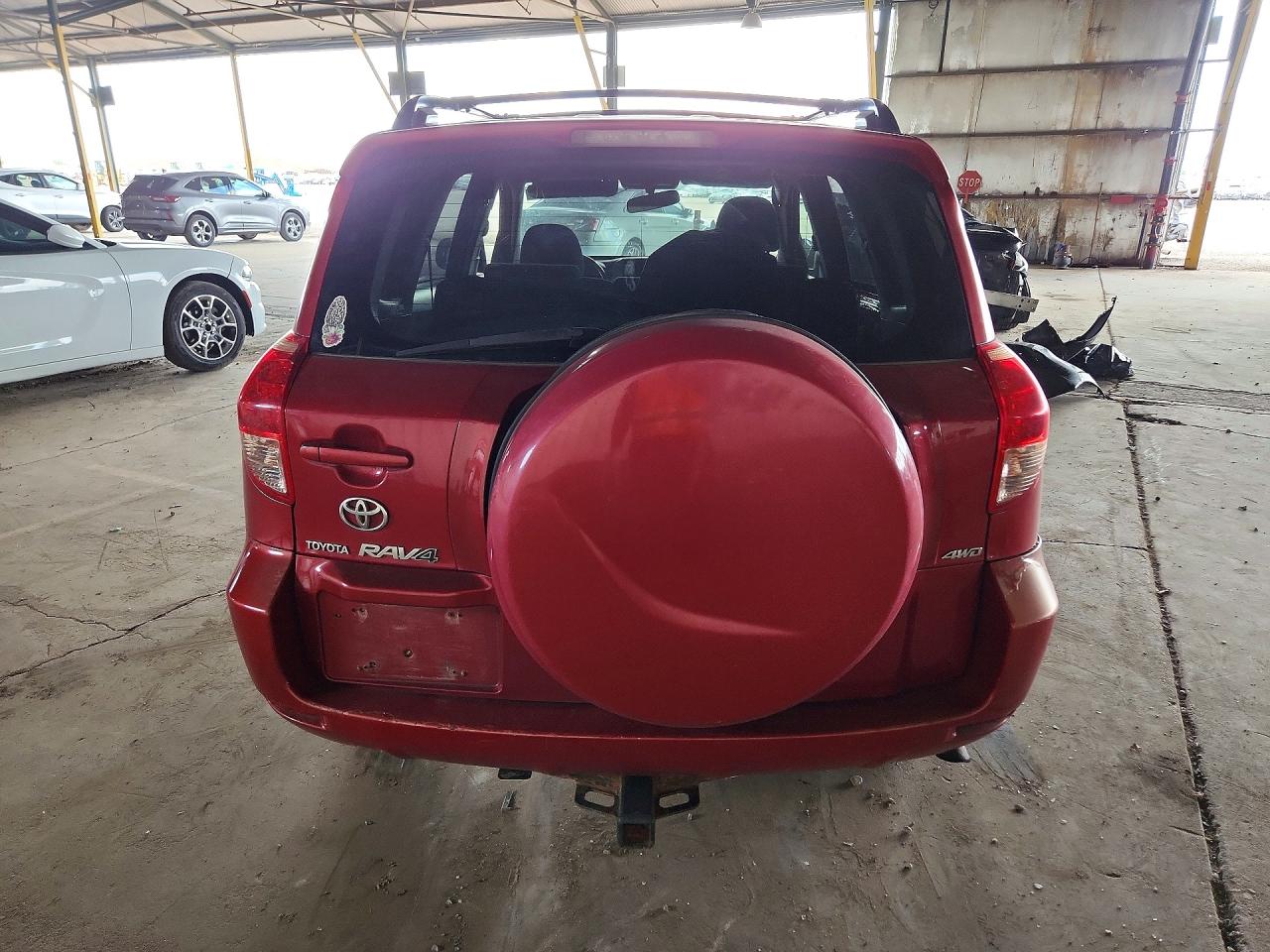 2007 Toyota Rav4 Sport Red vin: JTMBK32V876016547