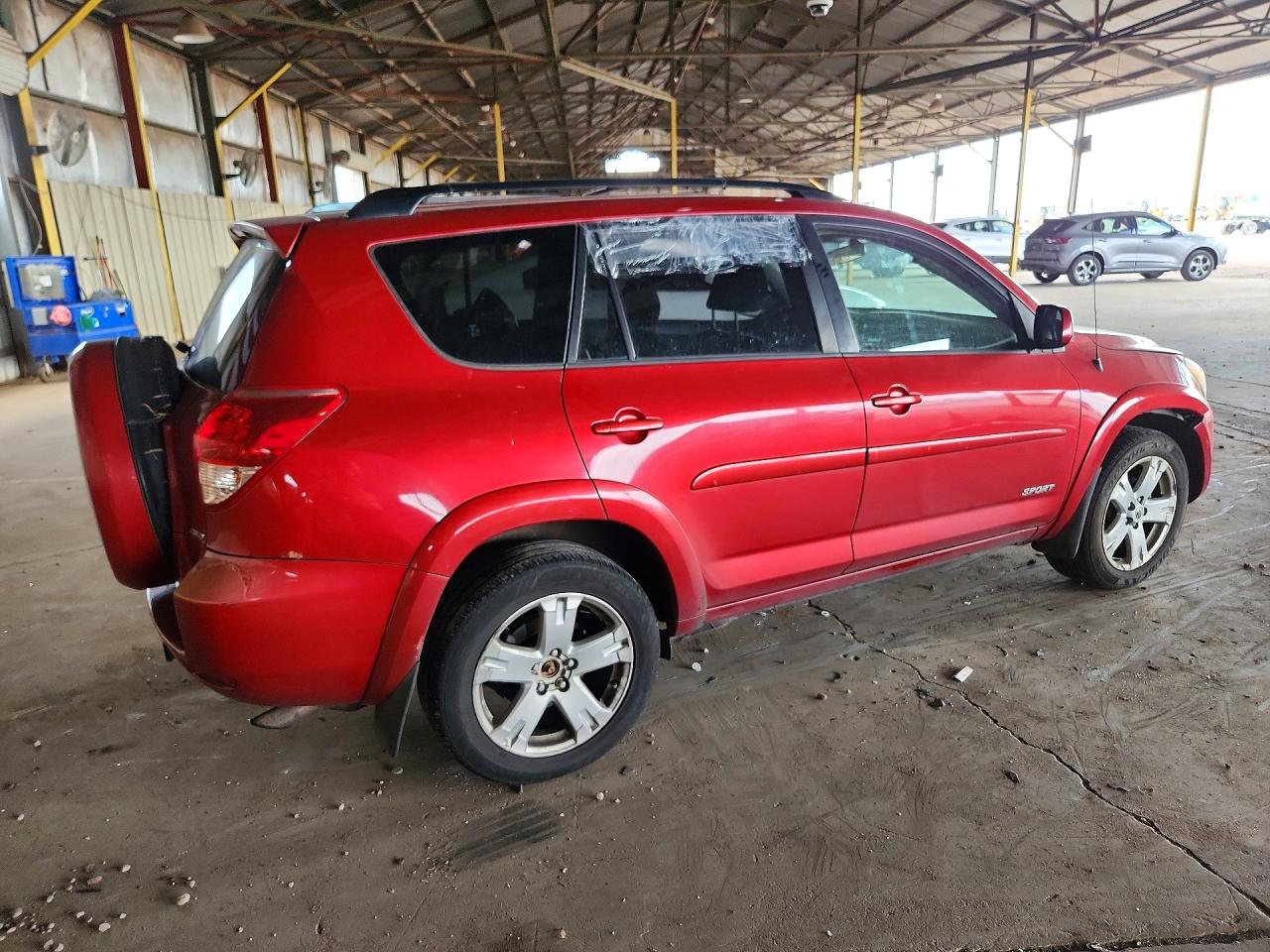 2007 Toyota Rav4 Sport Red vin: JTMBK32V876016547