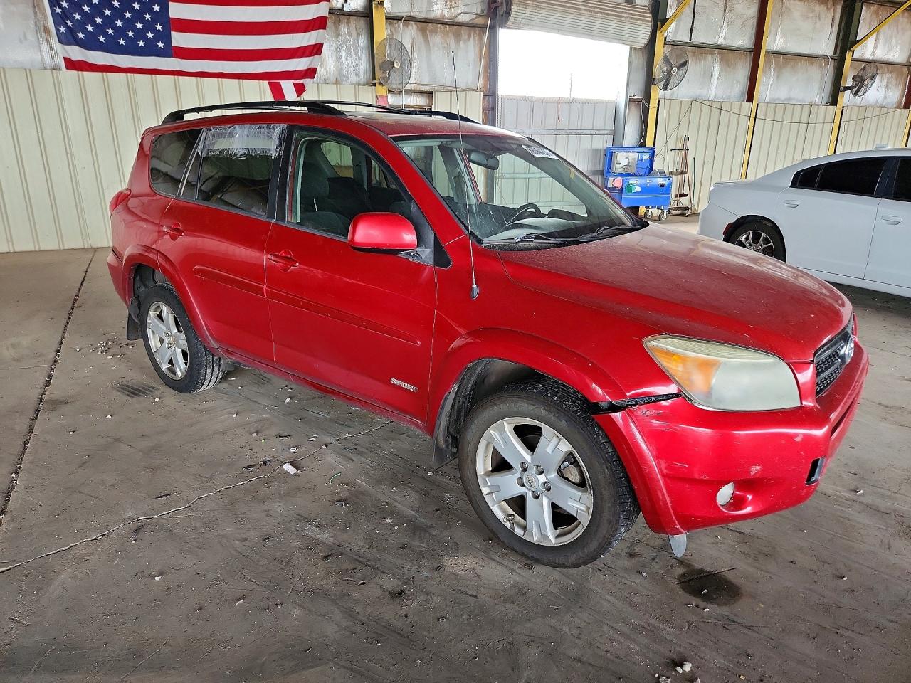 2007 Toyota Rav4 Sport Red vin: JTMBK32V876016547