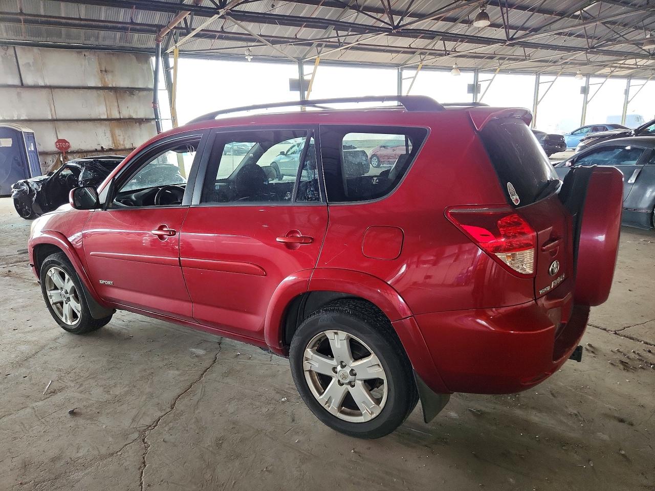 2007 Toyota Rav4 Sport Red vin: JTMBK32V876016547