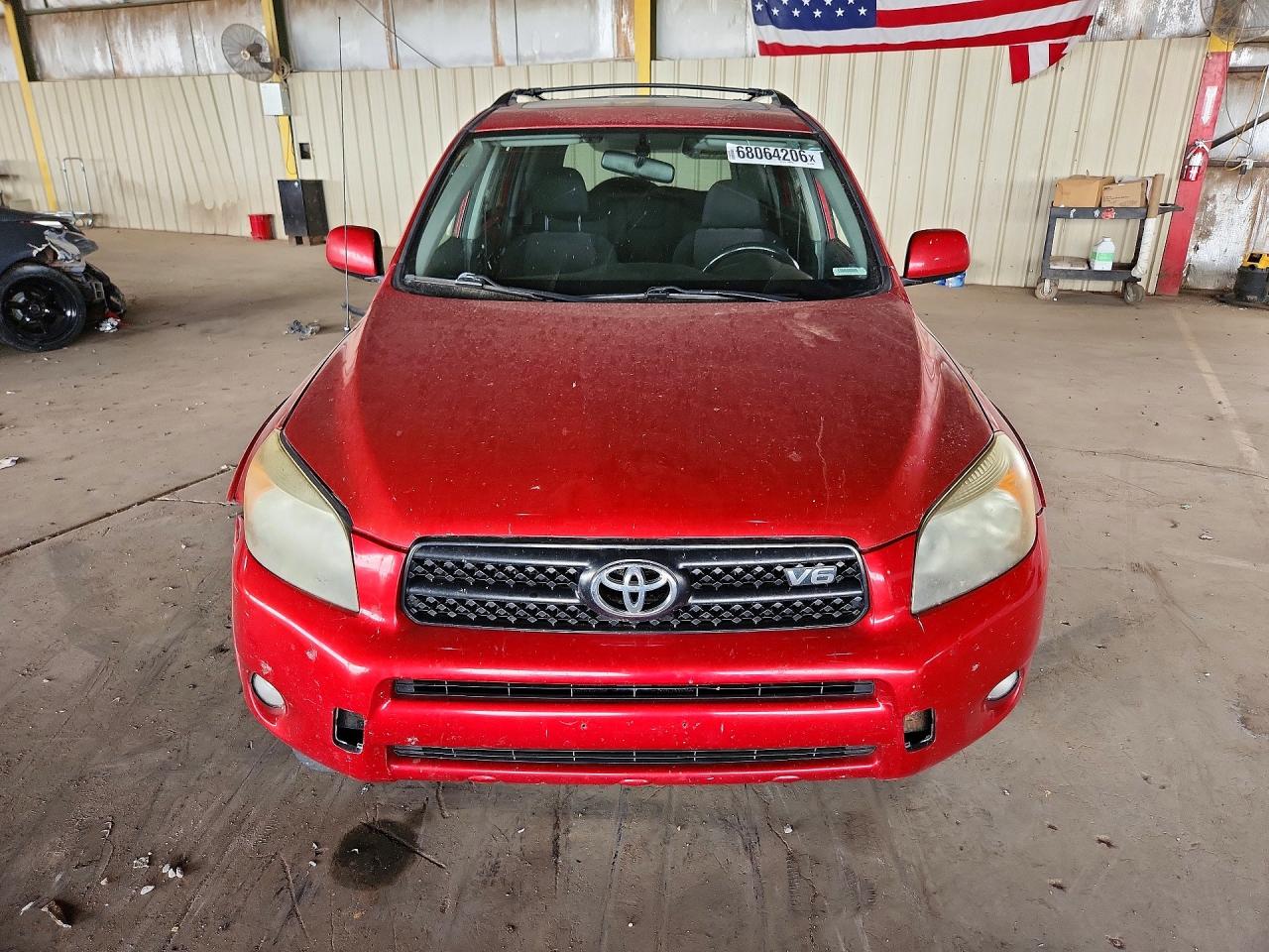 2007 Toyota Rav4 Sport Red vin: JTMBK32V876016547