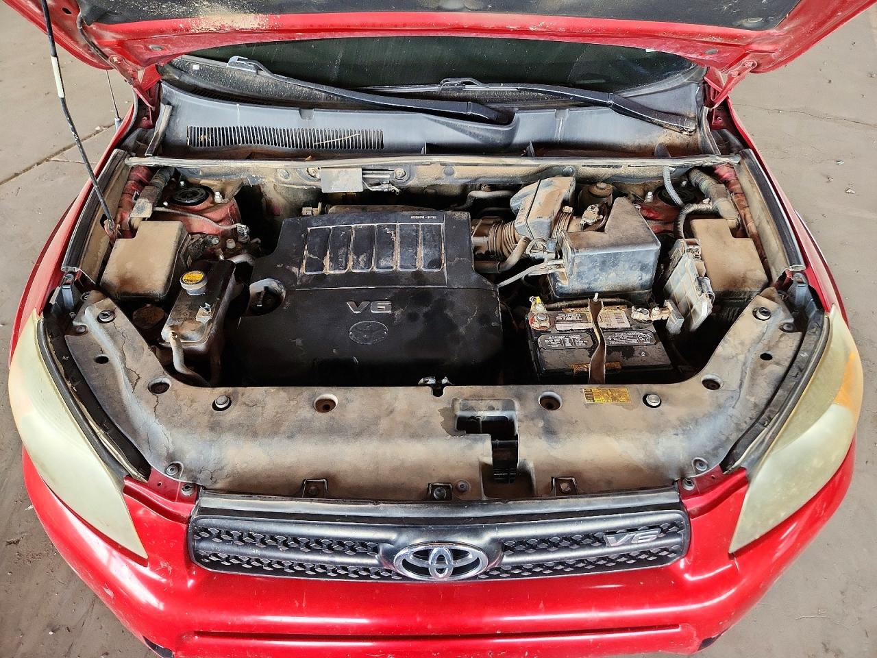 2007 Toyota Rav4 Sport Red vin: JTMBK32V876016547
