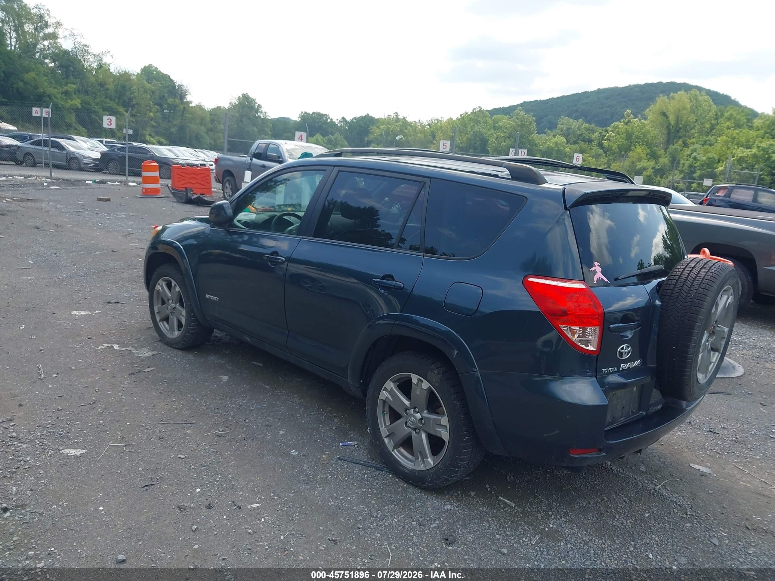 2008 Toyota Rav4 Sport V6 Black vin: JTMBK32V885070423