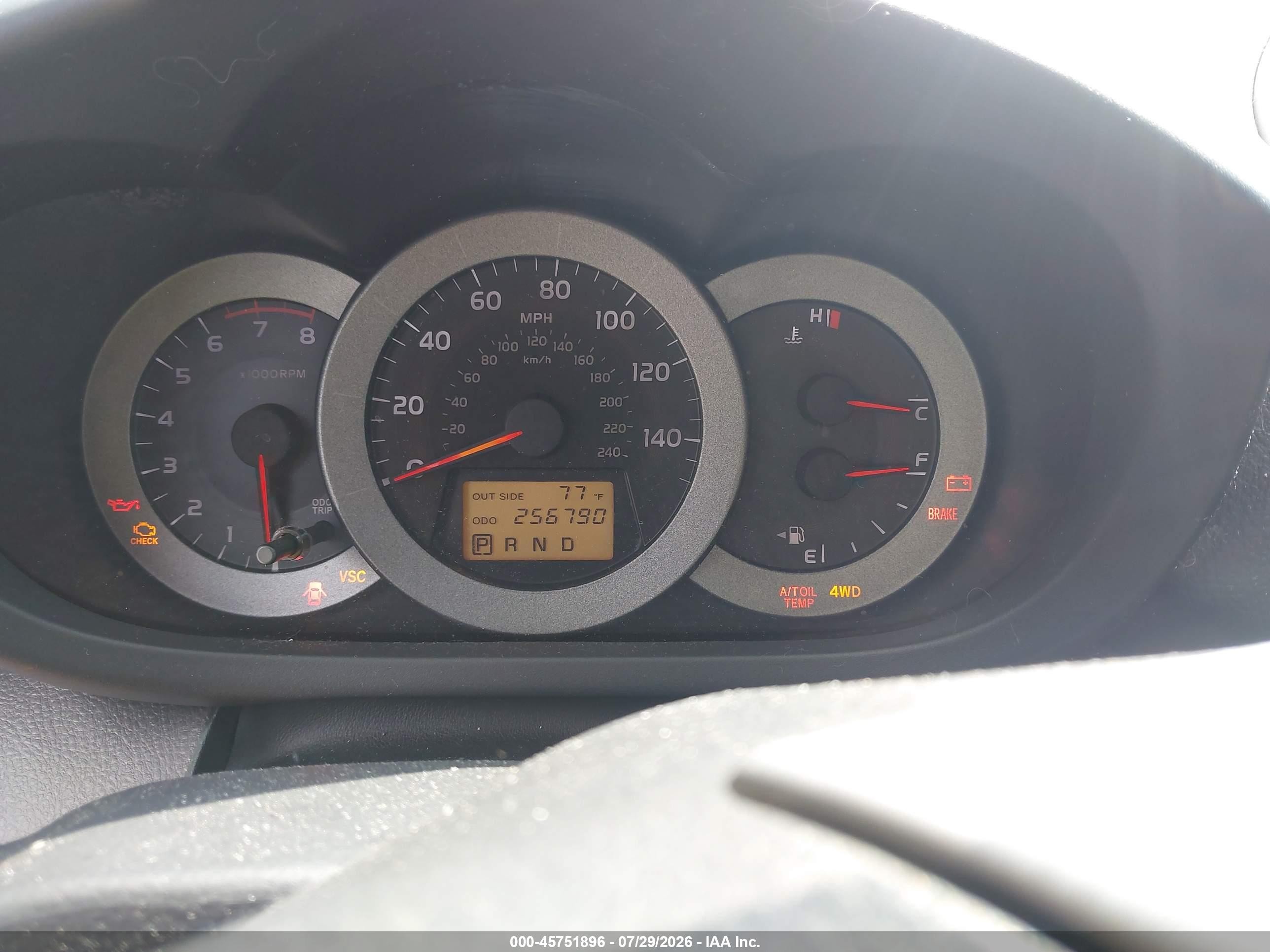 2008 Toyota Rav4 Sport V6 Black vin: JTMBK32V885070423