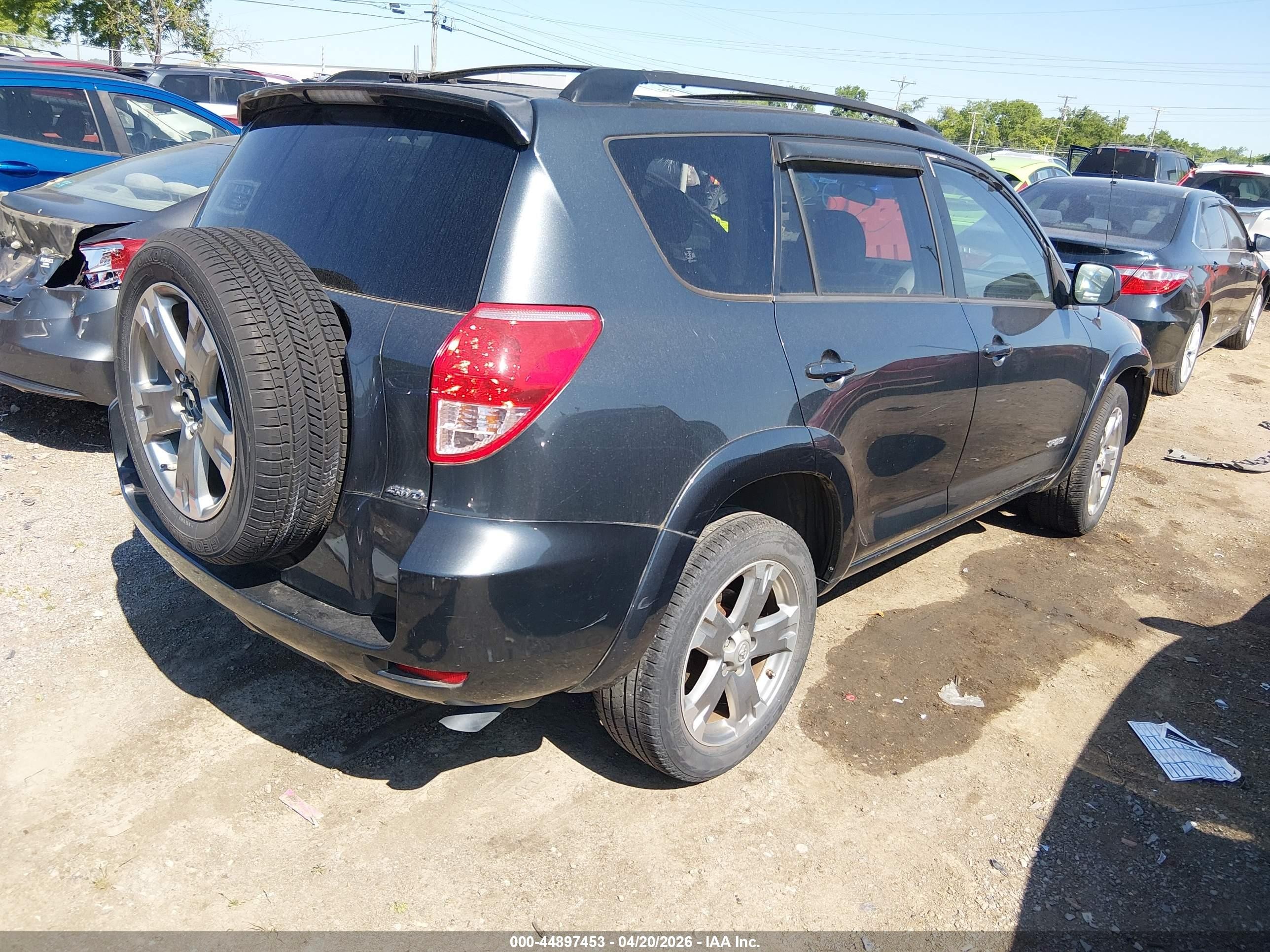 2008 Toyota Rav4 Sport V6 Gray vin: JTMBK32V886035519
