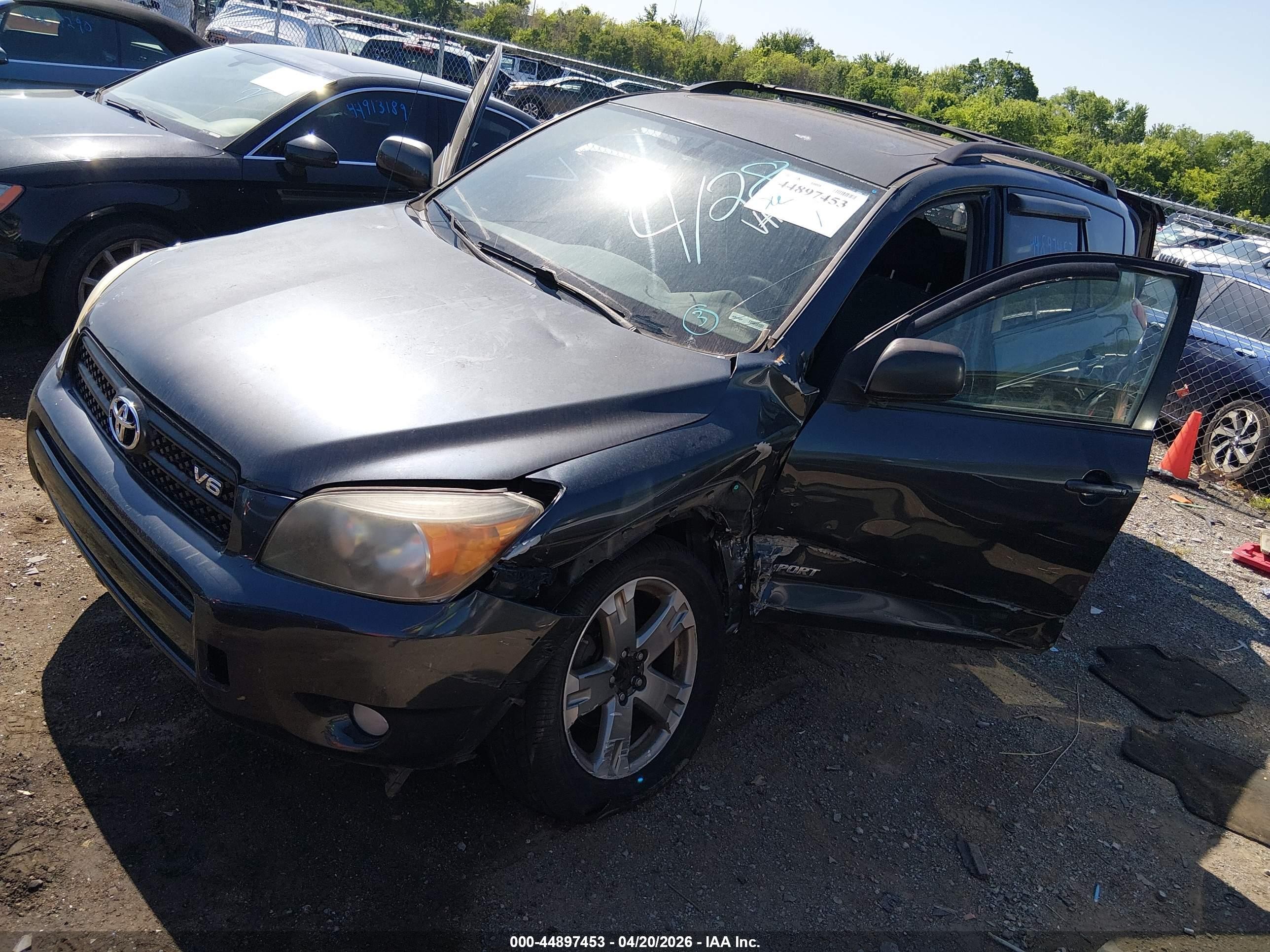 2008 Toyota Rav4 Sport V6 Gray vin: JTMBK32V886035519
