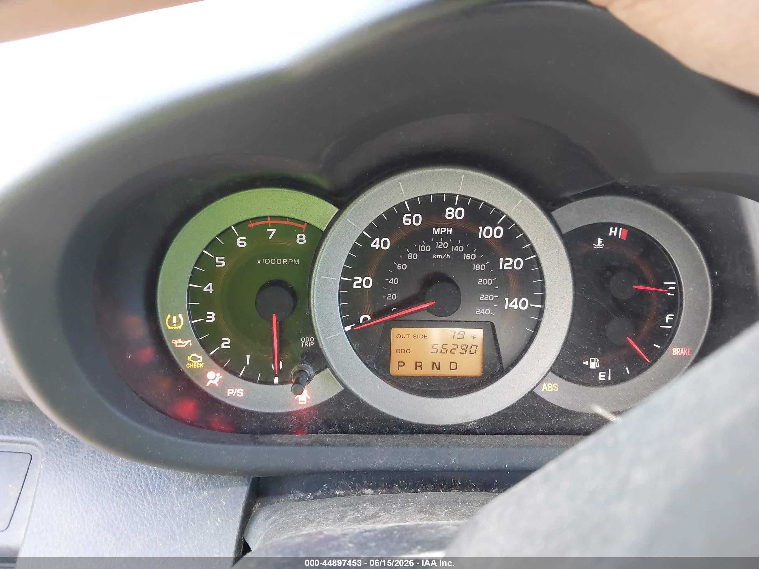 2008 Toyota Rav4 Sport V6 Gray vin: JTMBK32V886035519