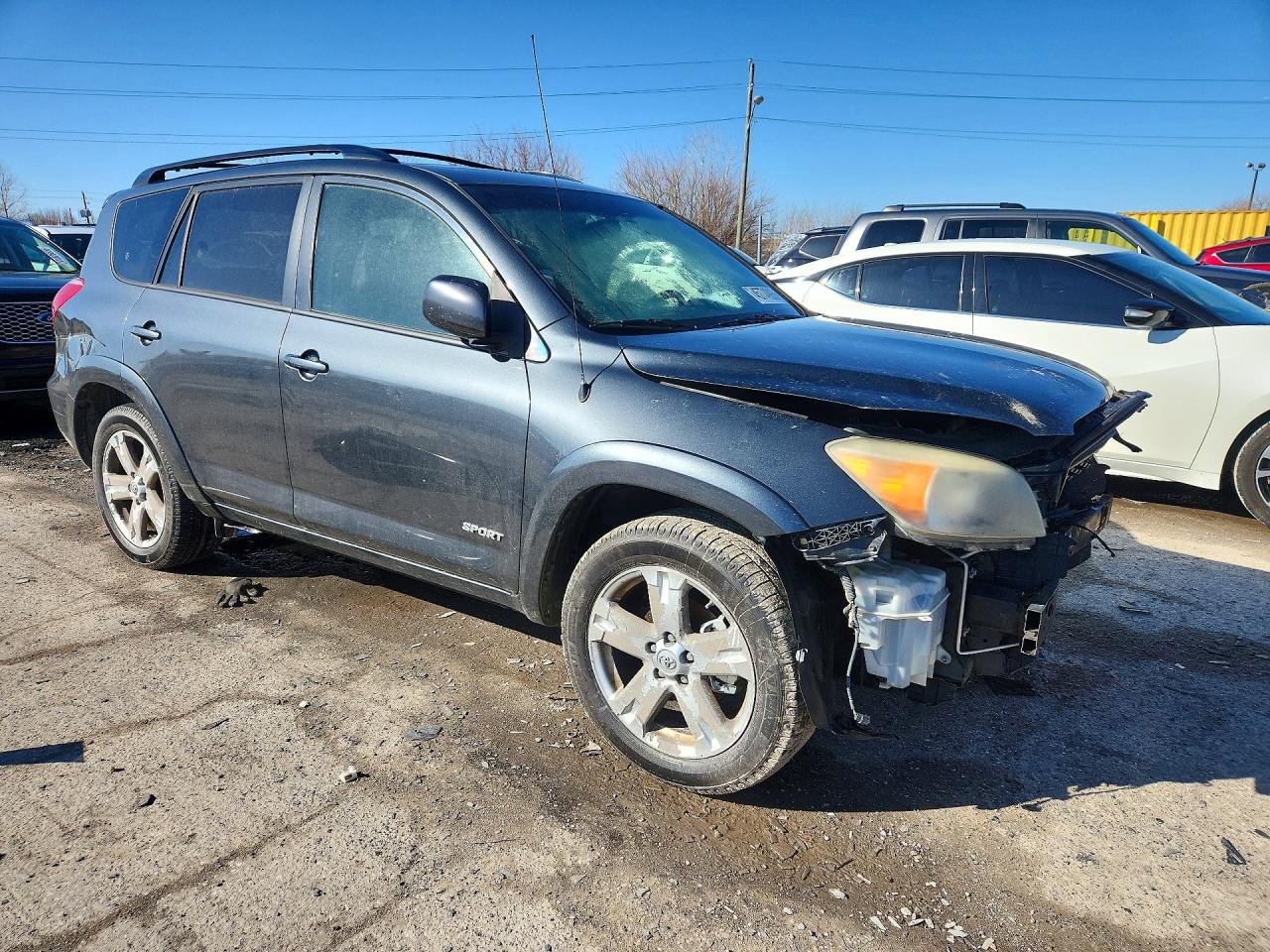 2007 Toyota Rav4 Sport Gray vin: JTMBK32V975015381