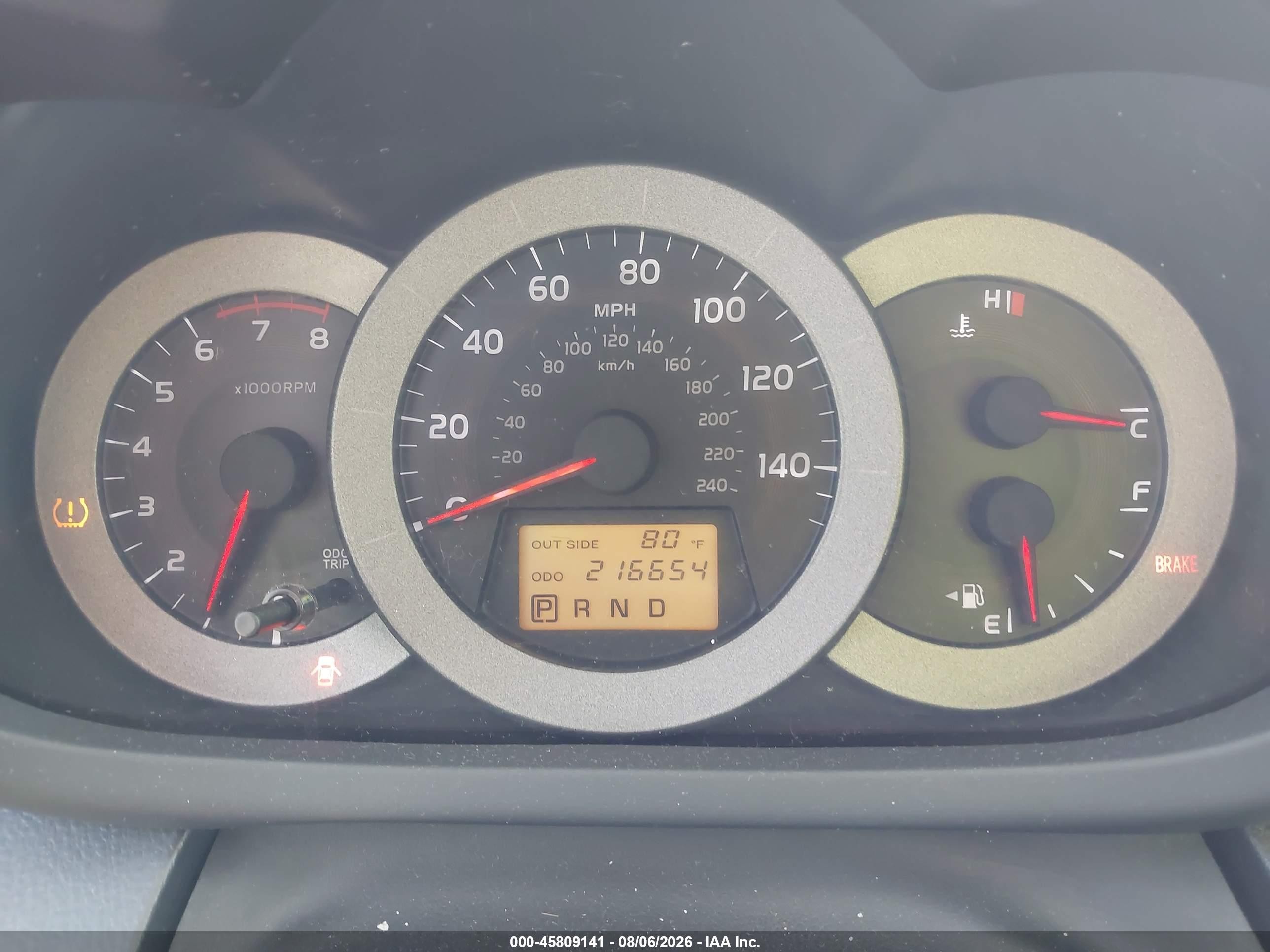 2007 Toyota Rav4 Sport Red vin: JTMBK32V976022129