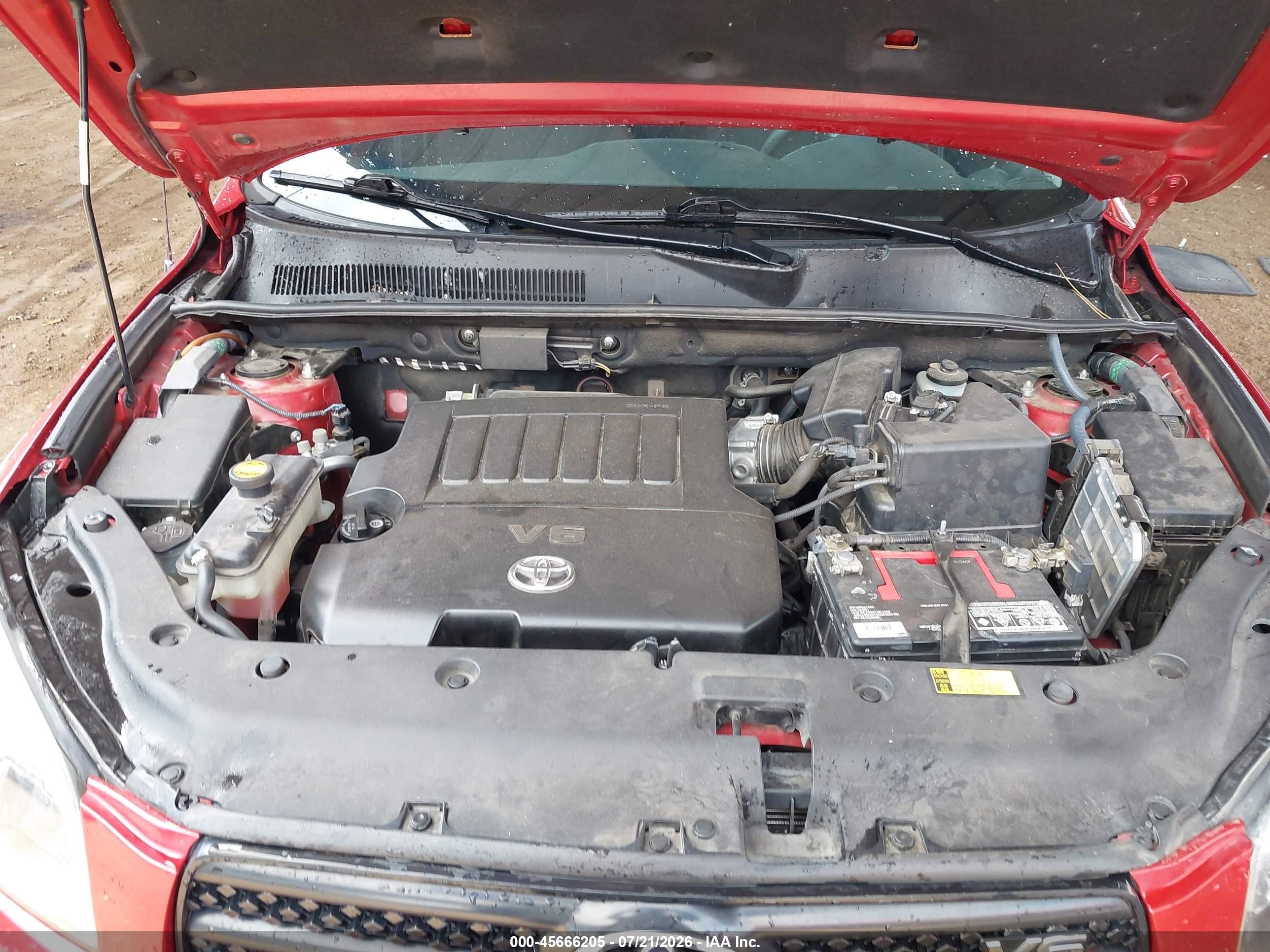 2007 Toyota Rav4 Sport Red vin: JTMBK32V976024544