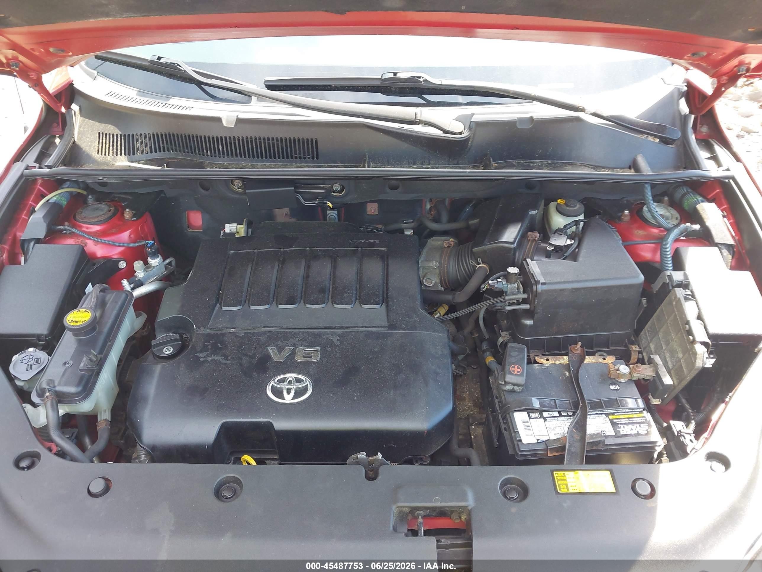 2008 Toyota Rav4 Sport V6 Red vin: JTMBK32V986028448