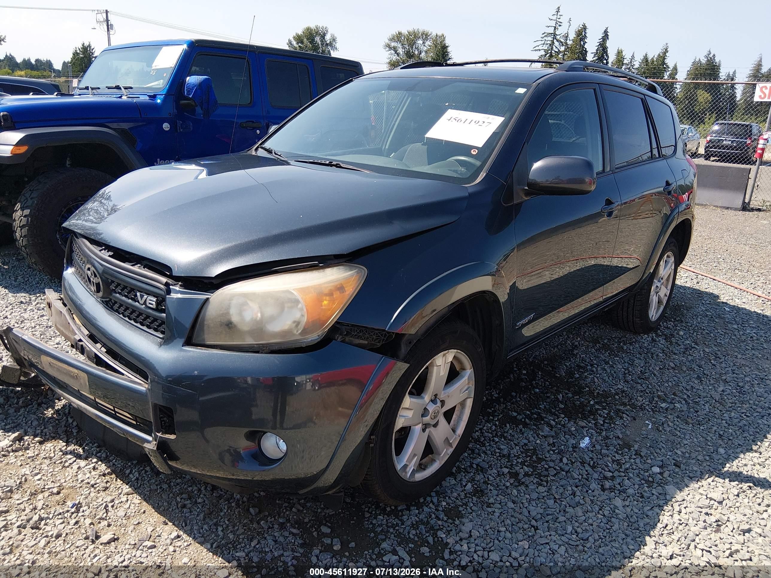 2006 Toyota Rav4 Sport V6 Gray vin: JTMBK32VX66009775