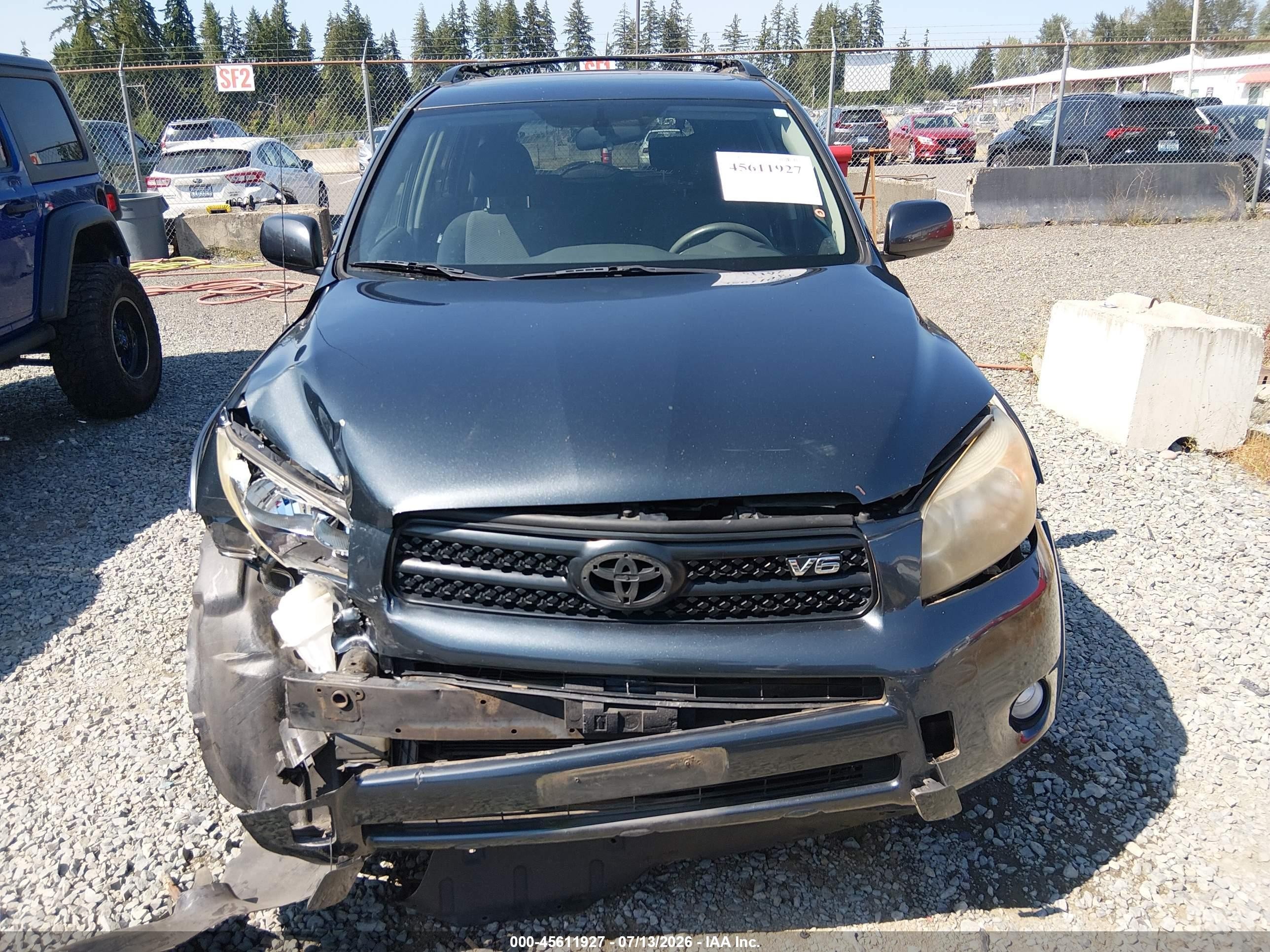 2006 Toyota Rav4 Sport V6 Gray vin: JTMBK32VX66009775