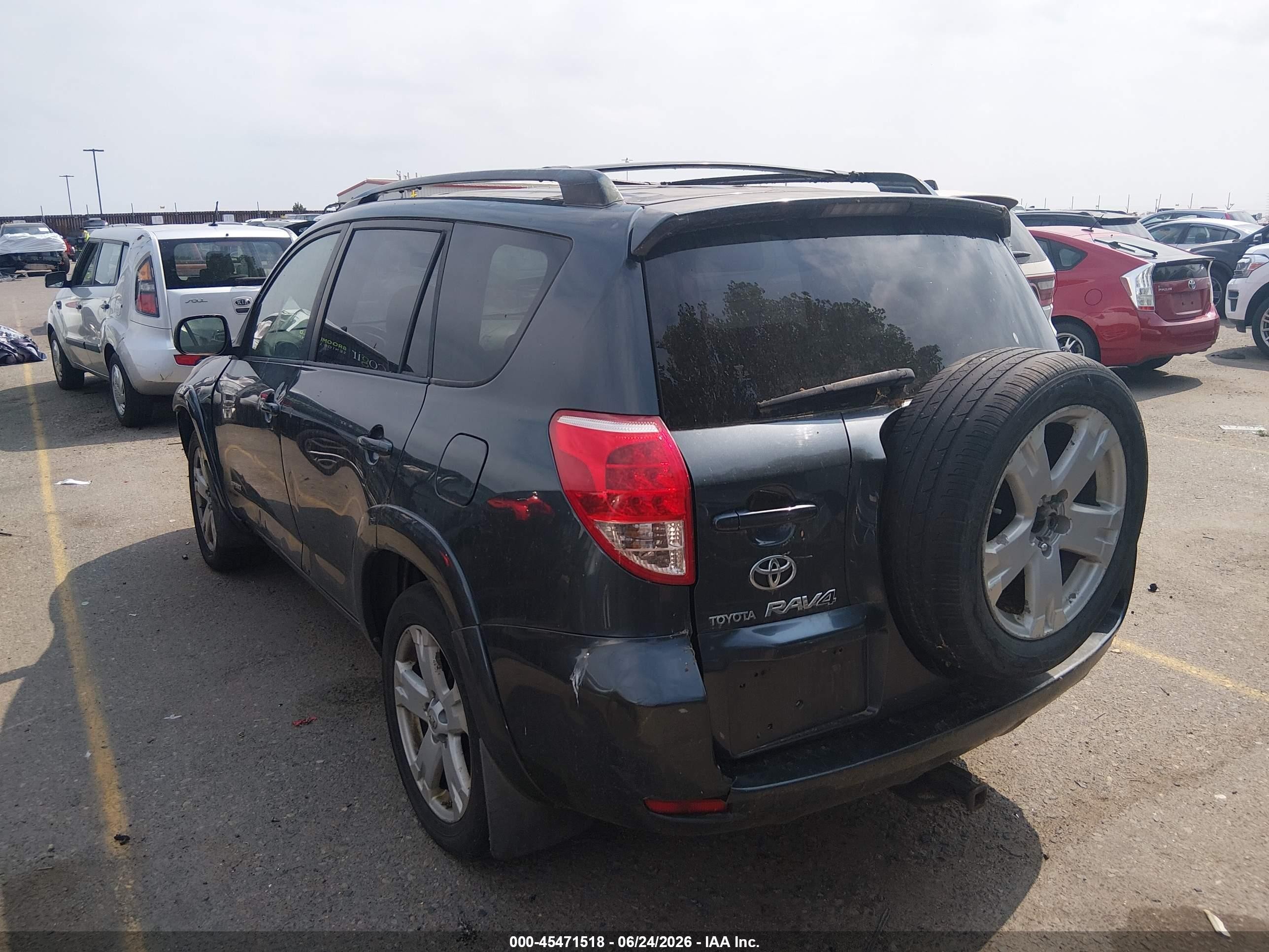 2007 Toyota Rav4 Sport Black vin: JTMBK32VX76015237